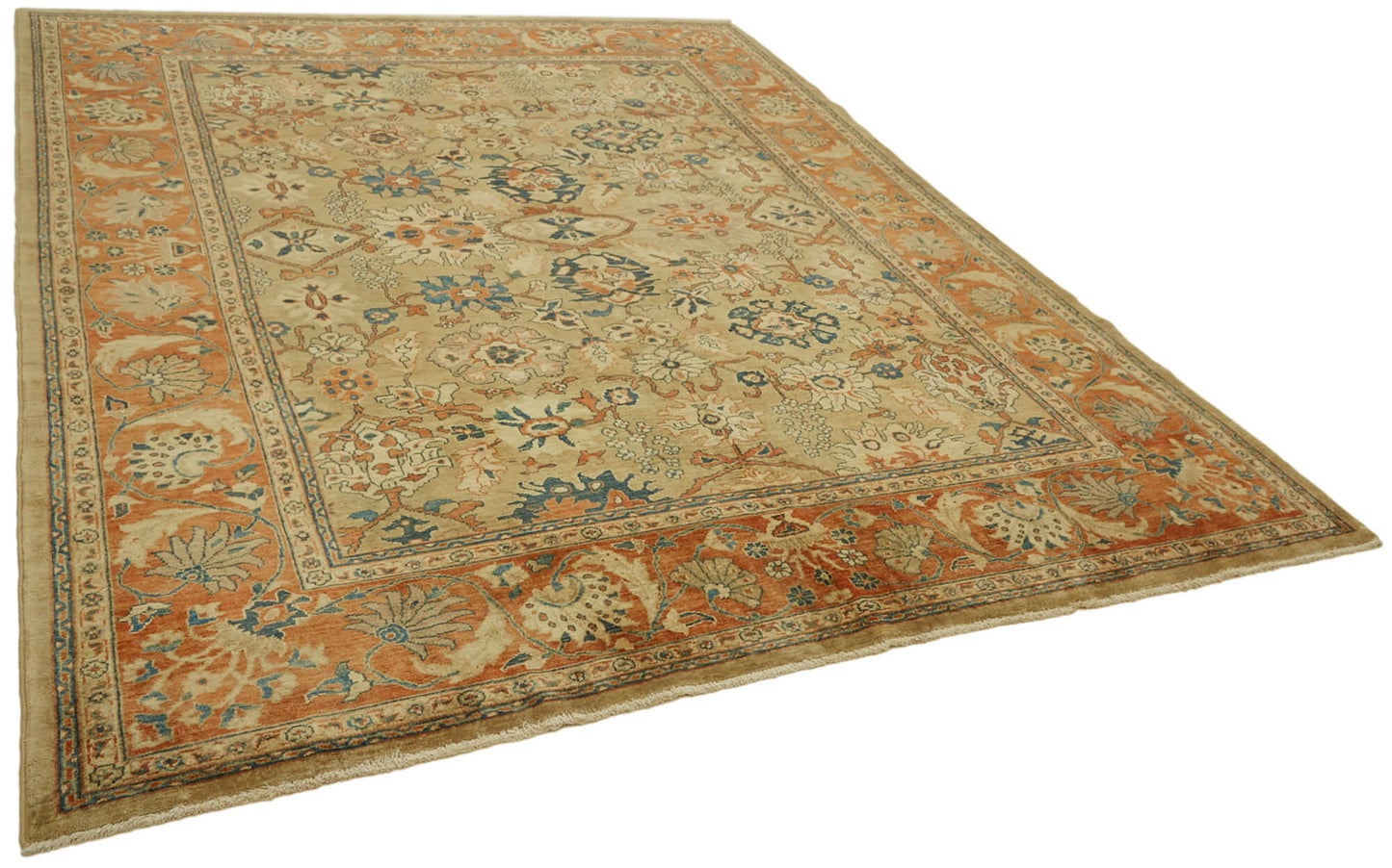 8x10 Beige Oushak Rug - 42222