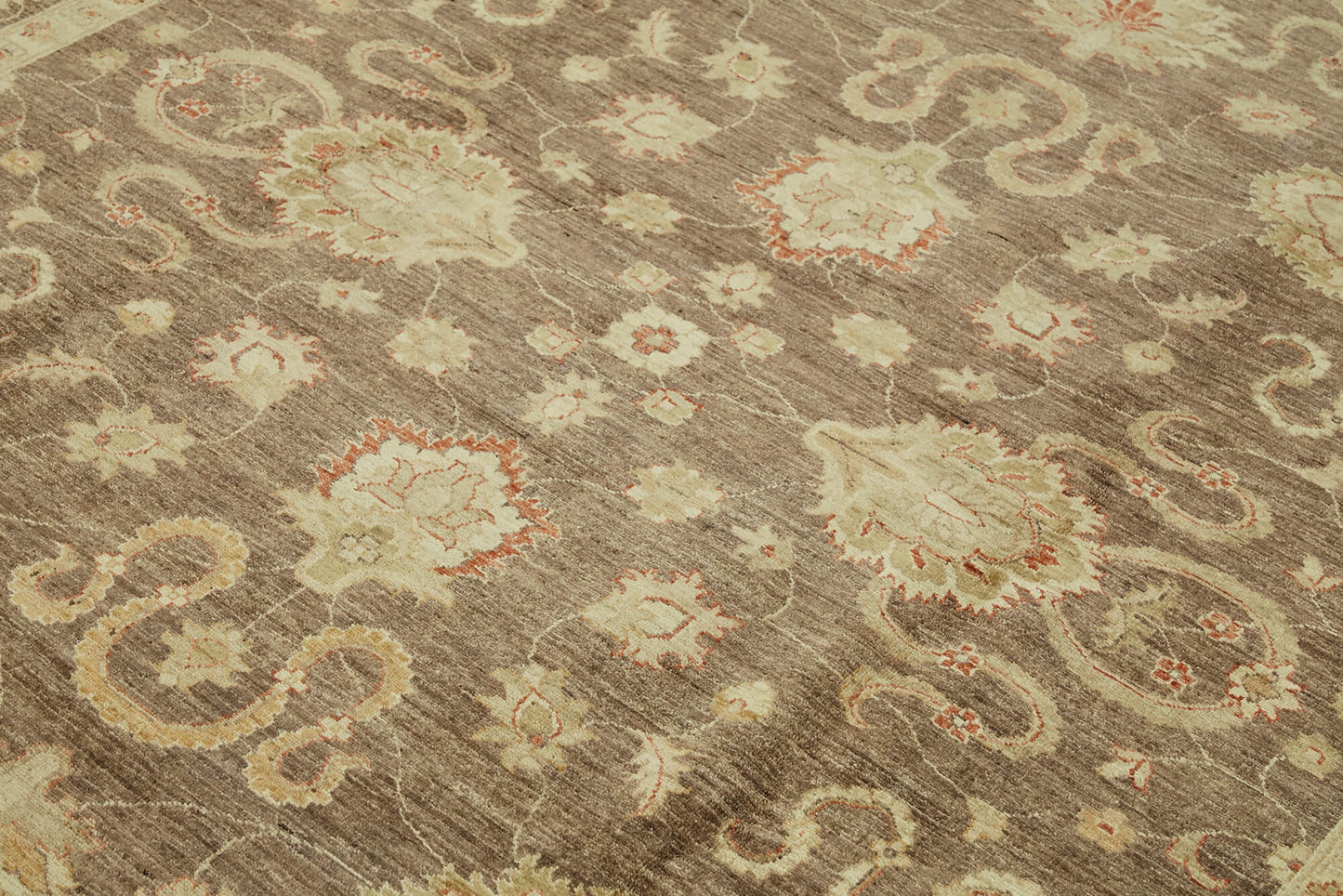 7x9 Beige Oushak Rug - 42223