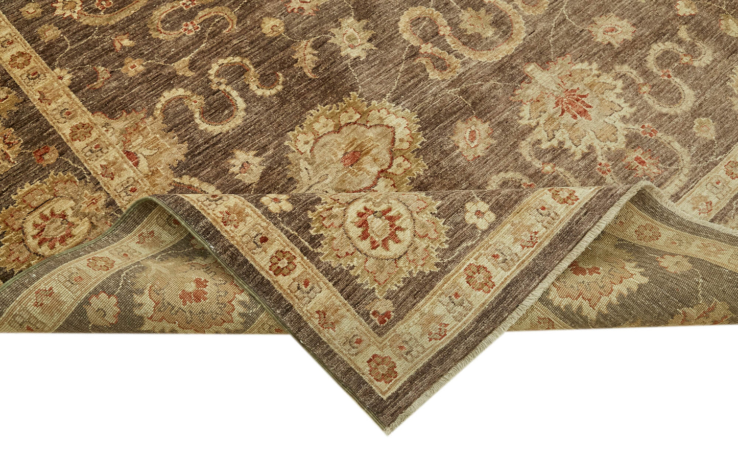 7x9 Beige Oushak Rug - 42223