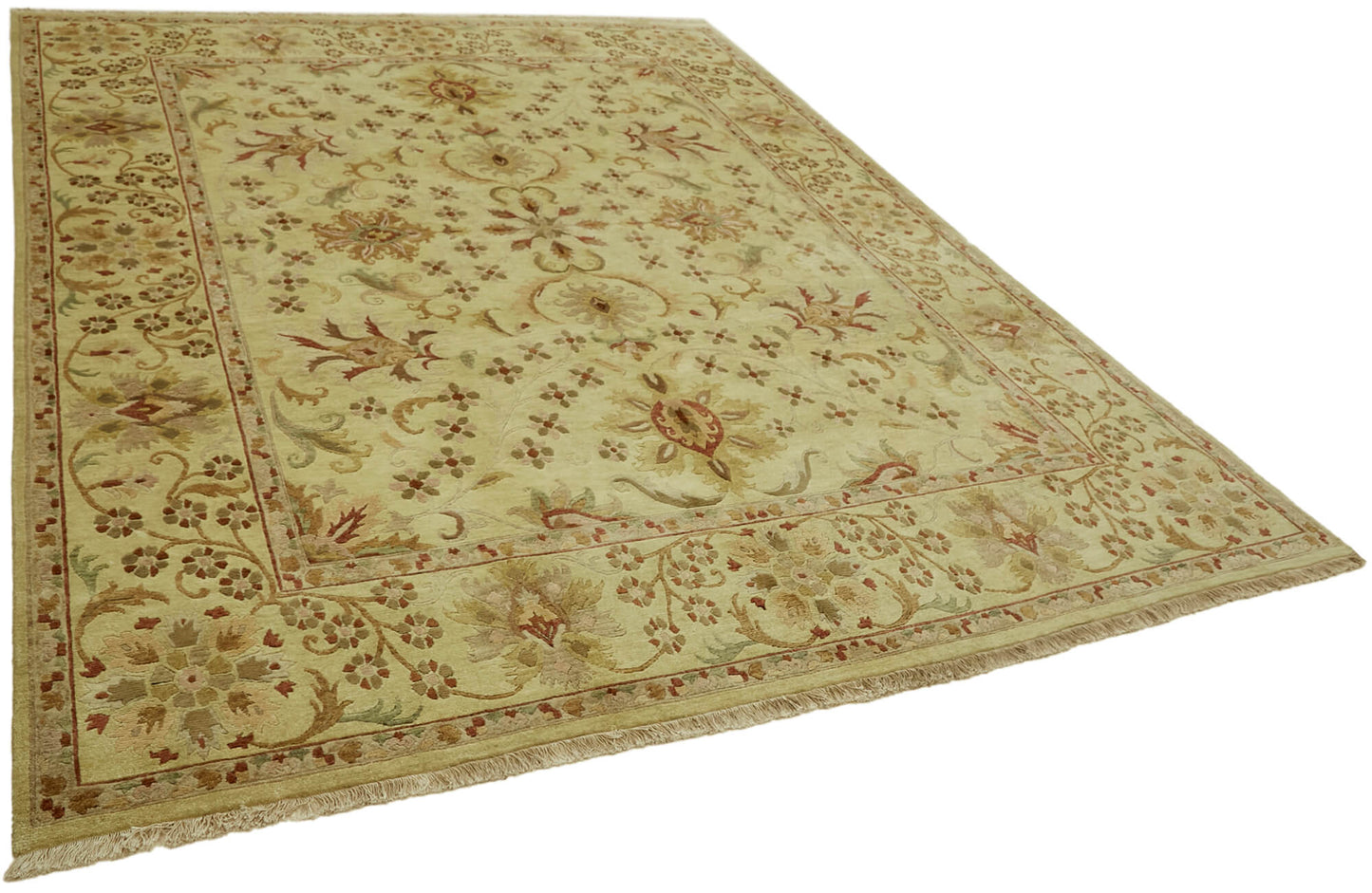 8x10 Beige Oushak Rug - 42224