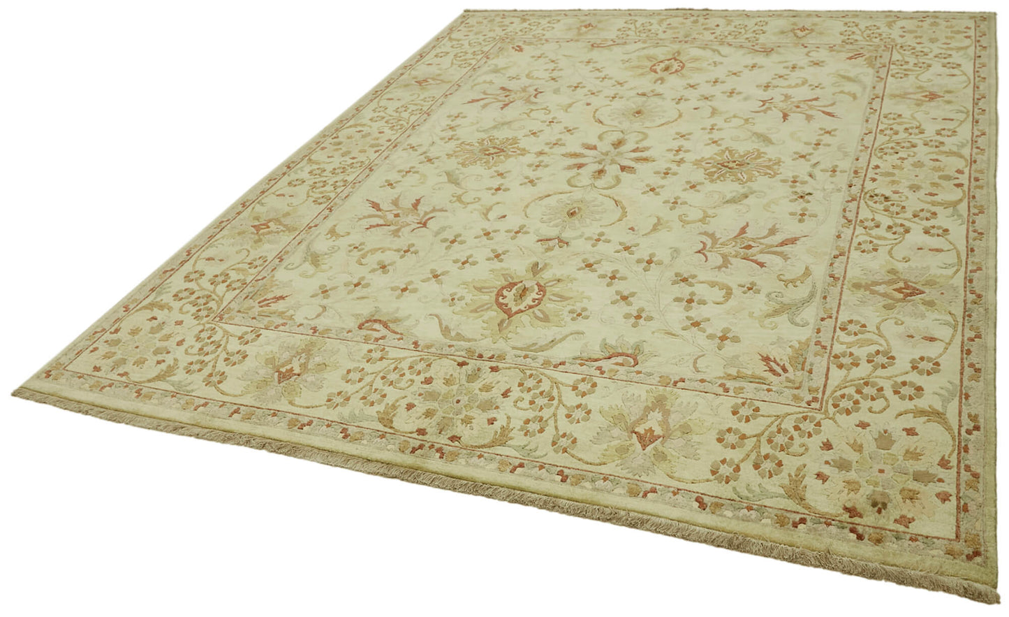 8x10 Beige Oushak Rug - 42224