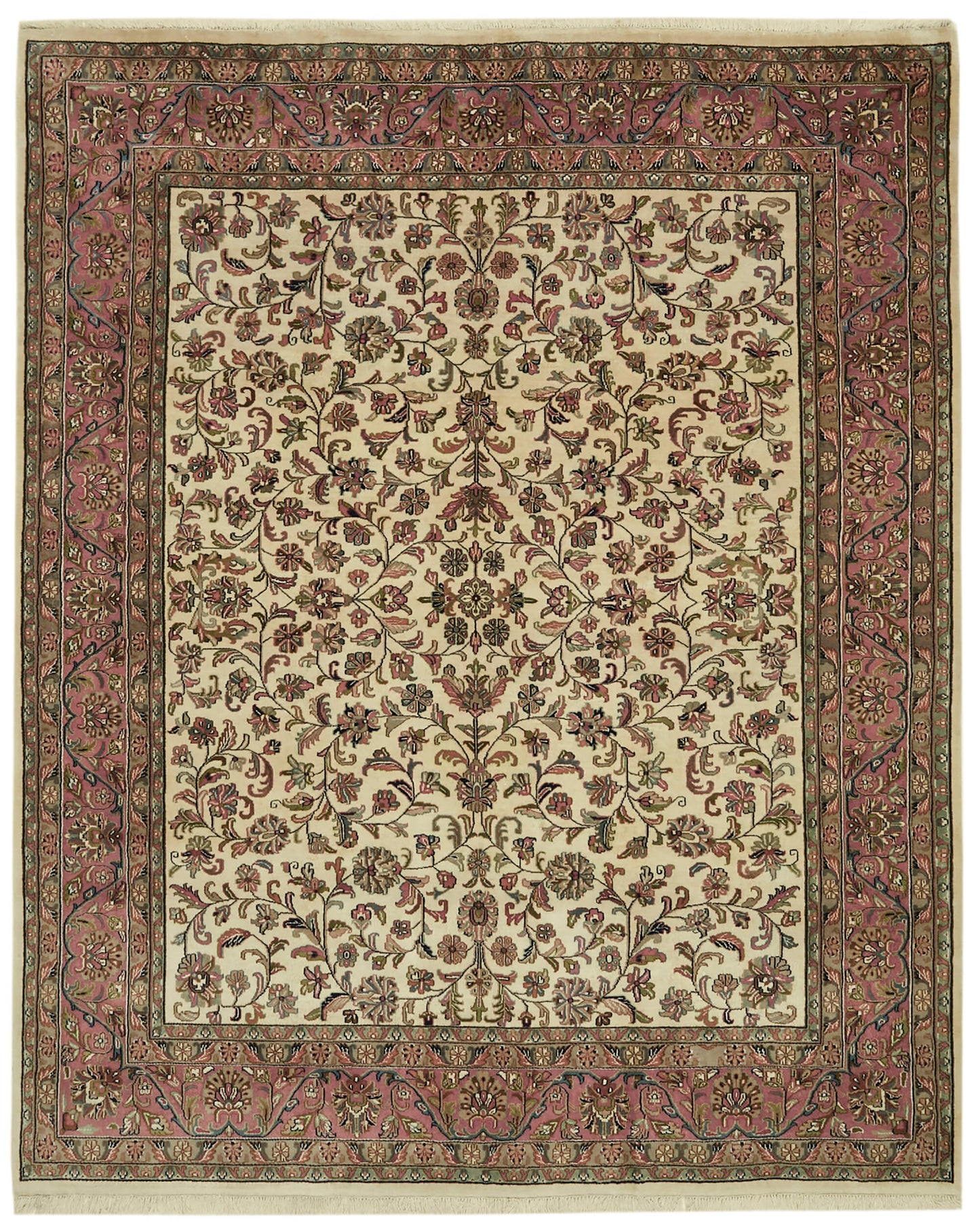 8x9 Beige Oushak Rug - 42226