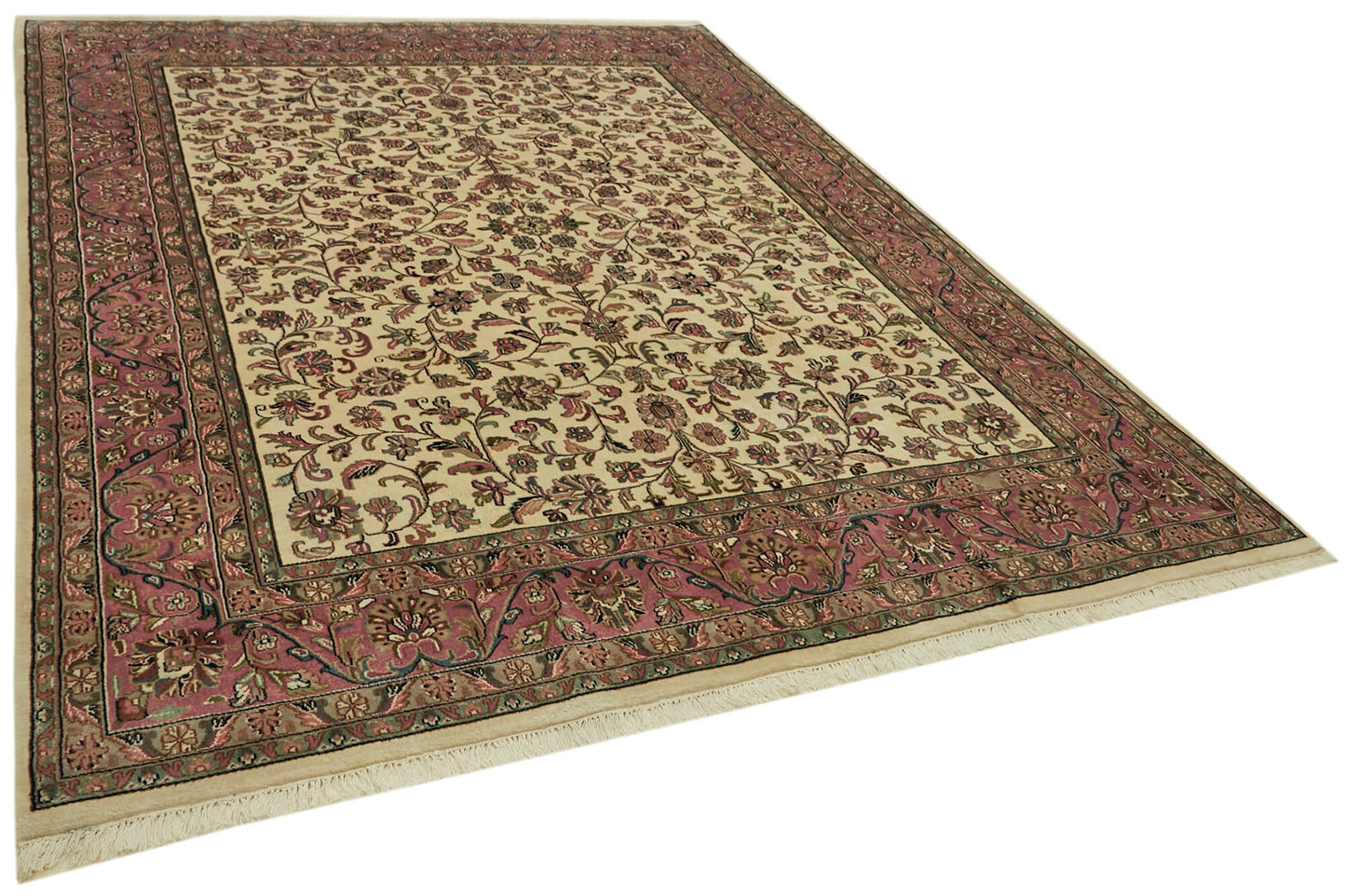 8x9 Beige Oushak Rug - 42226