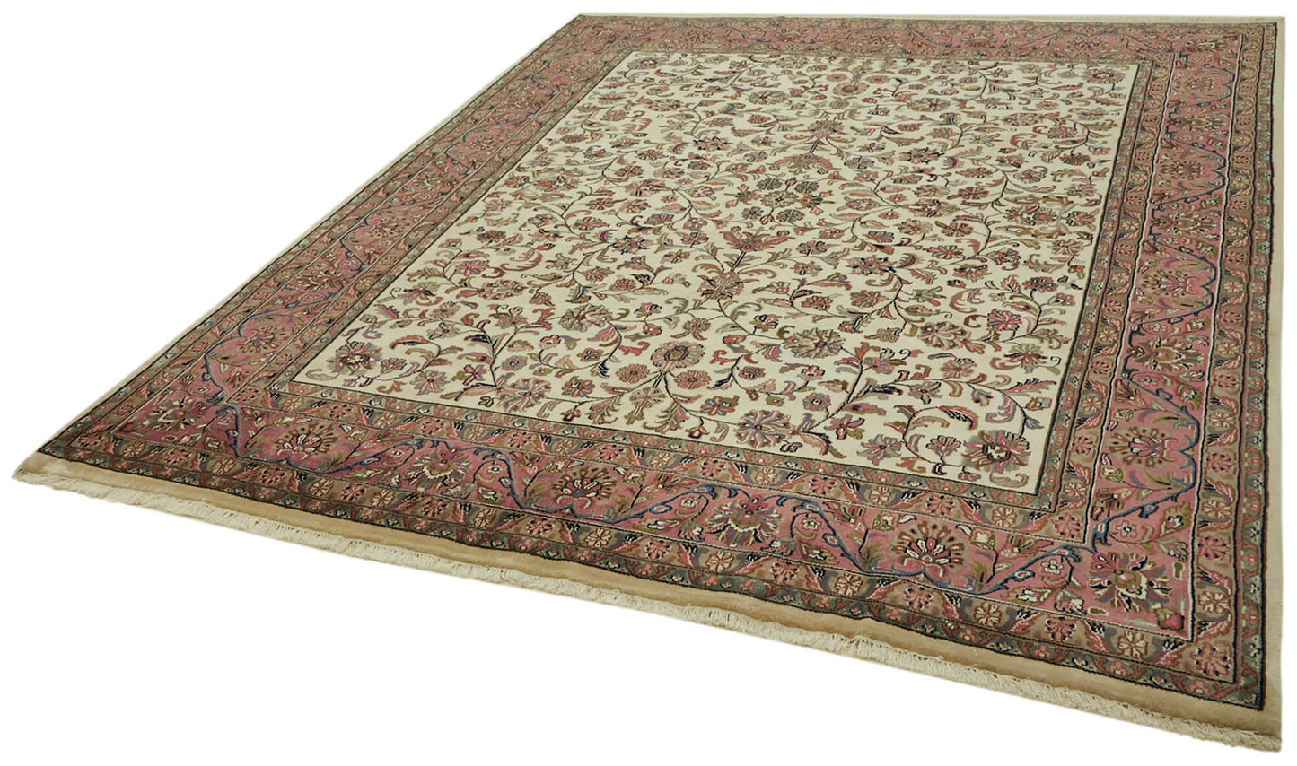 8x9 Beige Oushak Rug - 42226