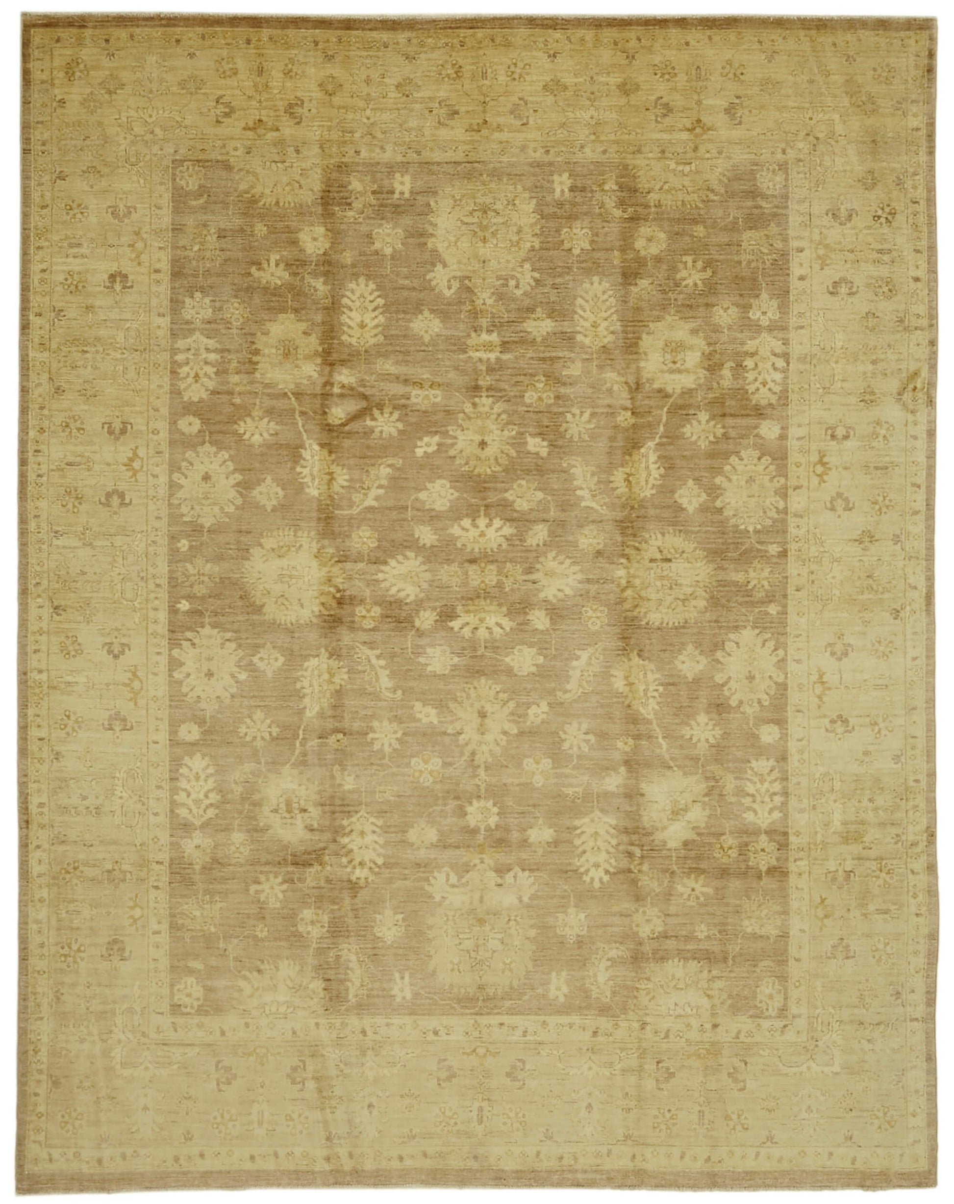 8x10 Beige Oushak Rug - 42228