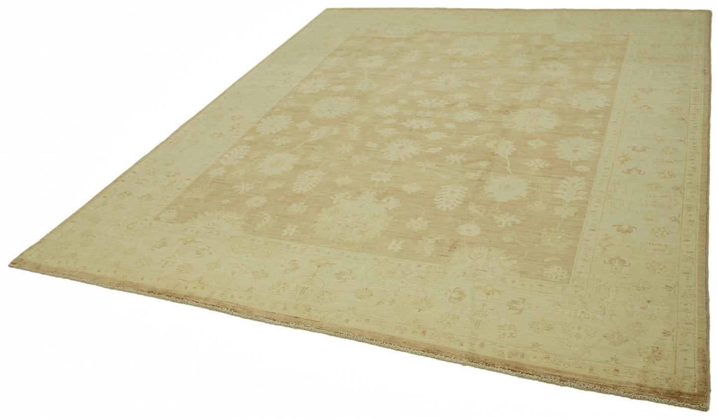 8x10 Beige Oushak Rug - 42228