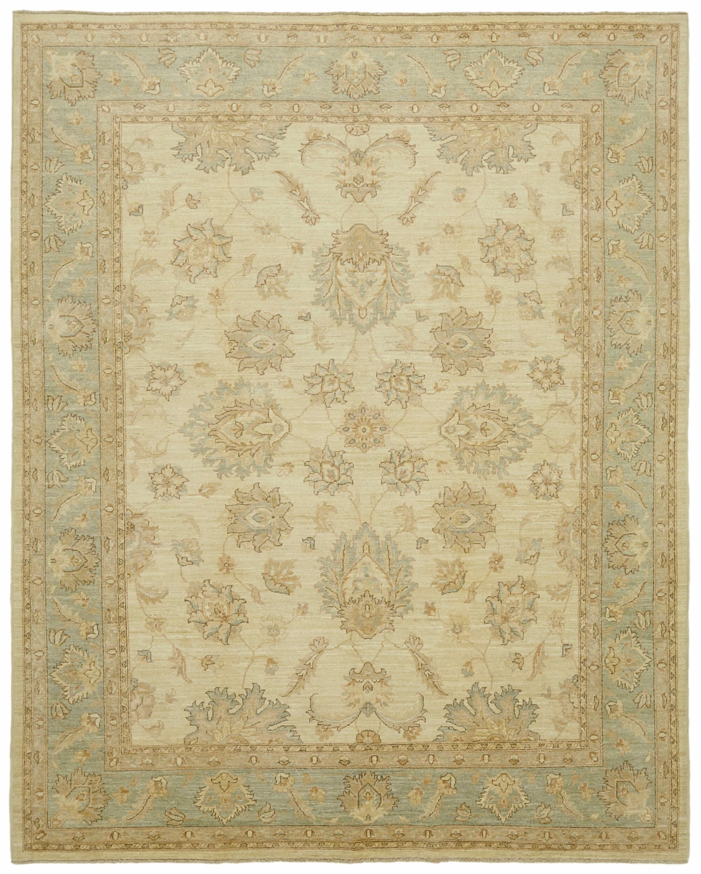 8x10 Beige Oushak Rug - 42229