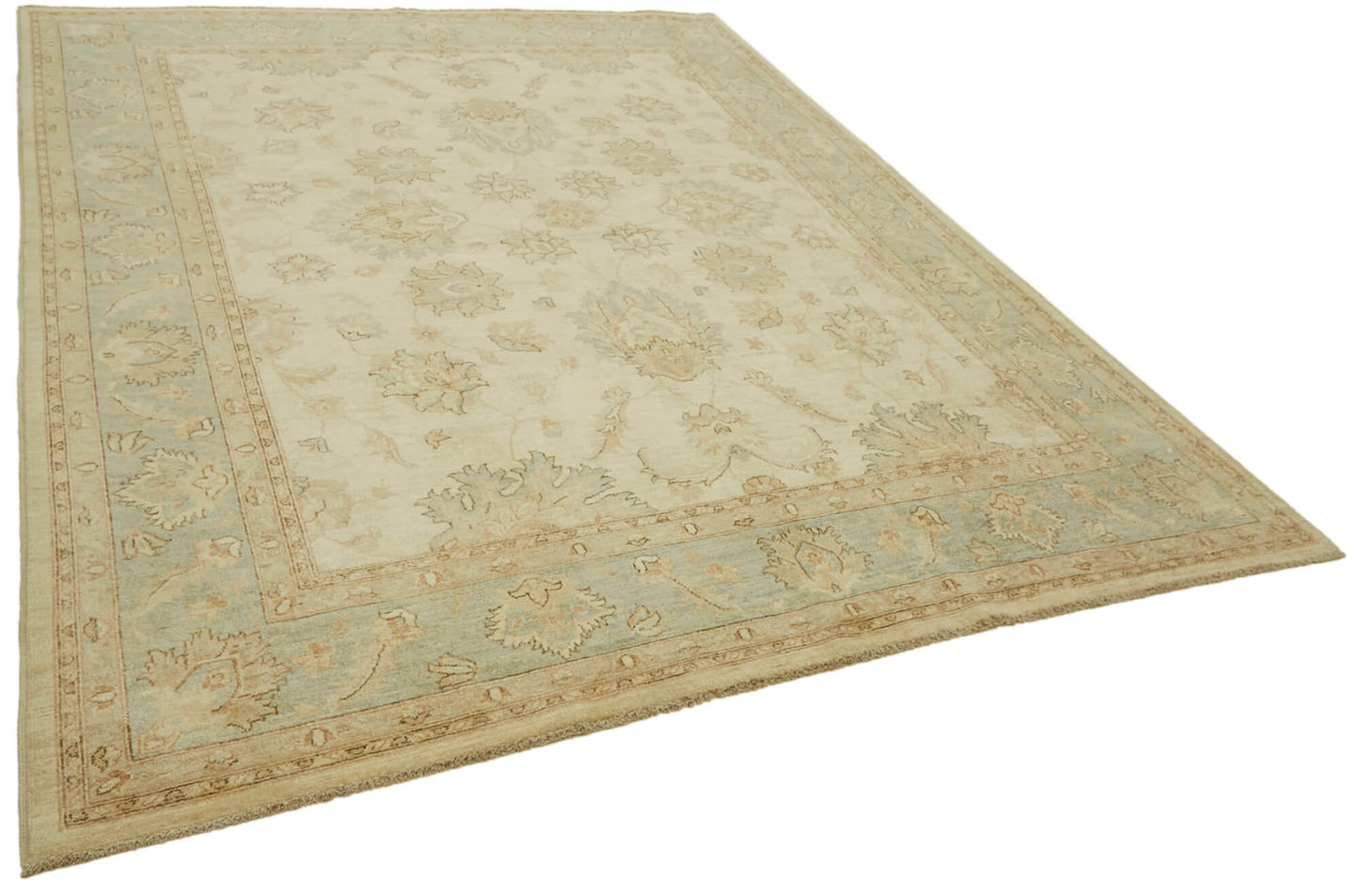 8x10 Beige Oushak Rug - 42229