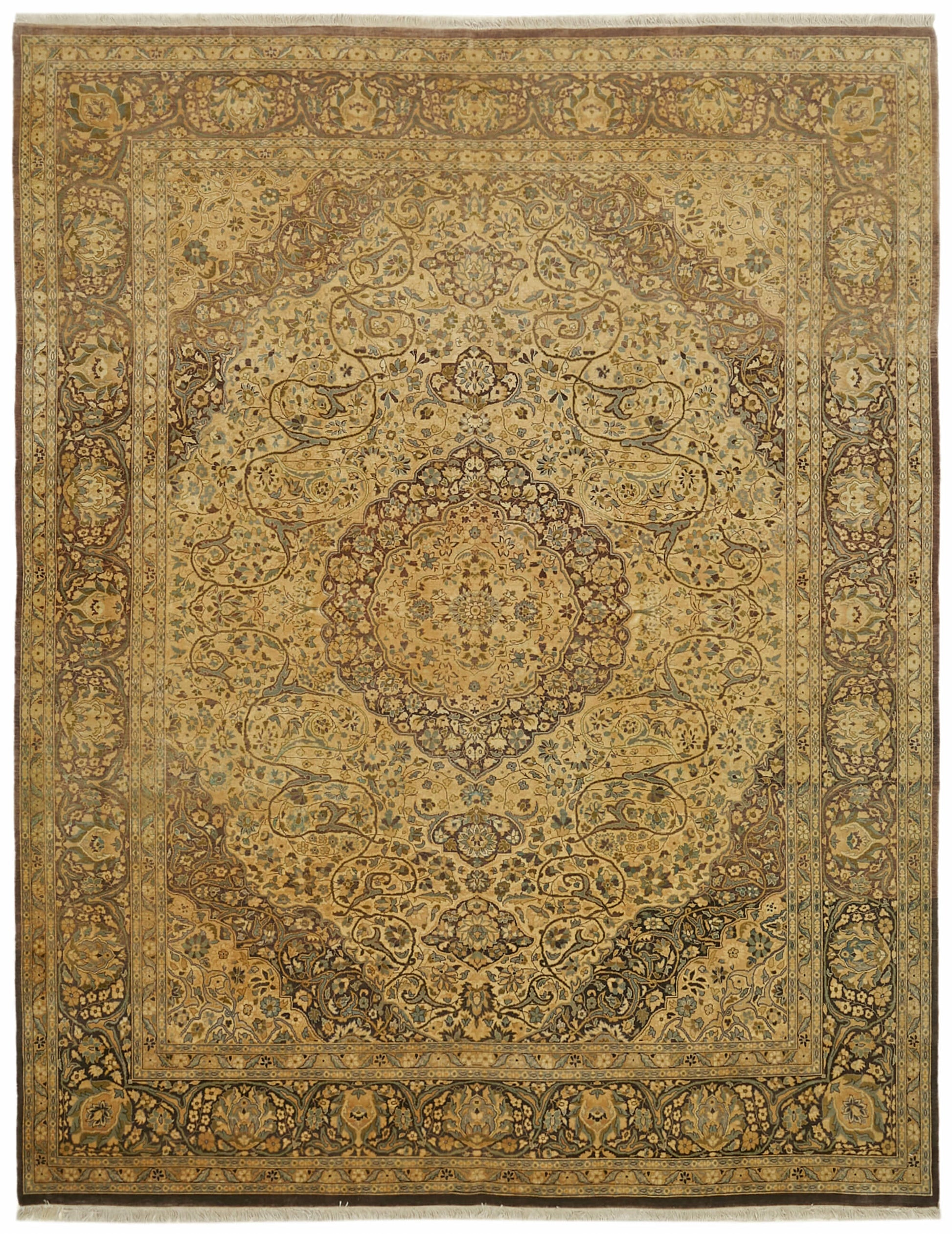 8x10 Beige Oushak Rug - 42230