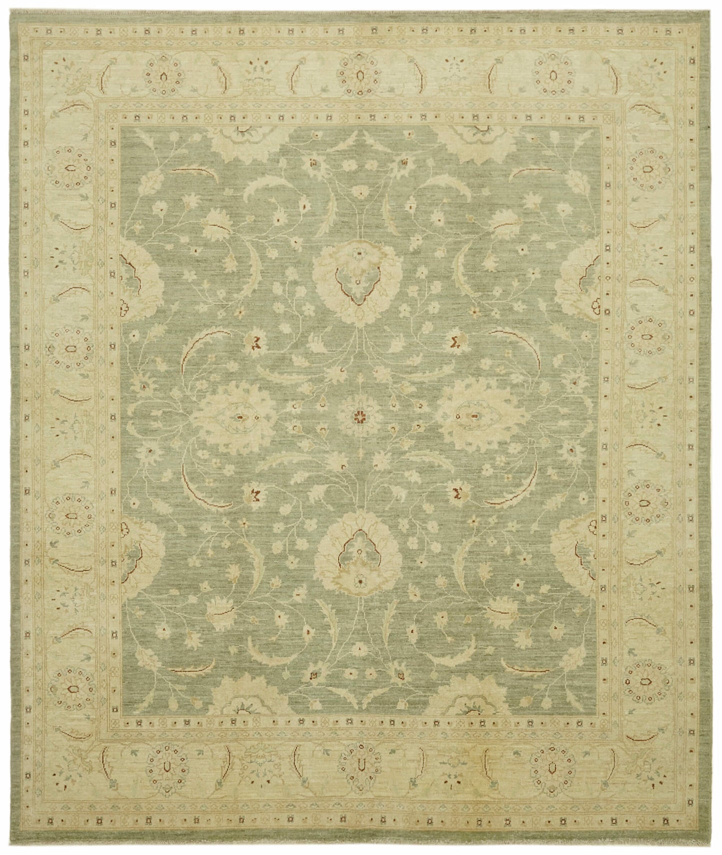 8x10 Beige Oushak Rug - 42234