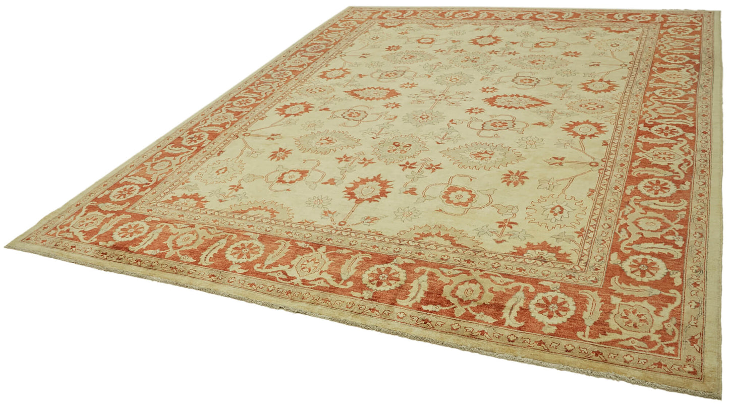 9x12 Beige Oushak Rug - 42235