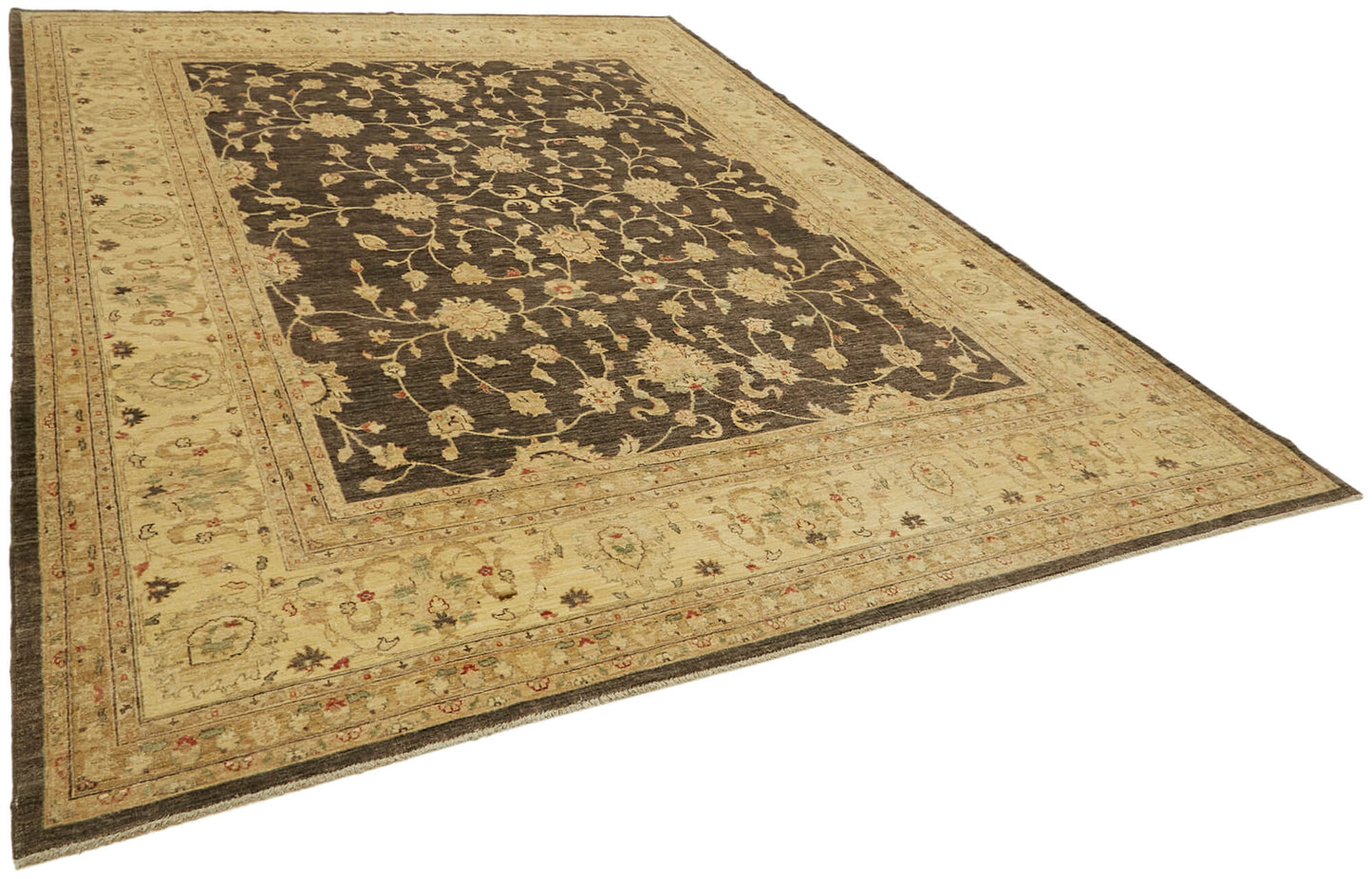 9x11 Beige Oushak Rug - 42239