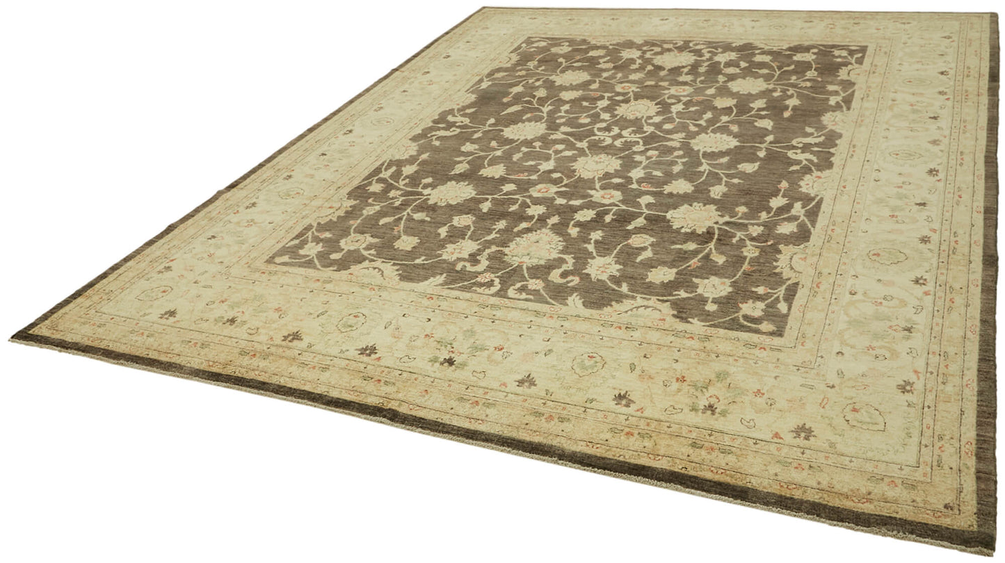 9x11 Beige Oushak Rug - 42239