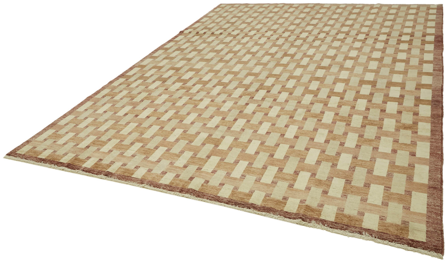 9x12 Beige Oushak Rug - 42240