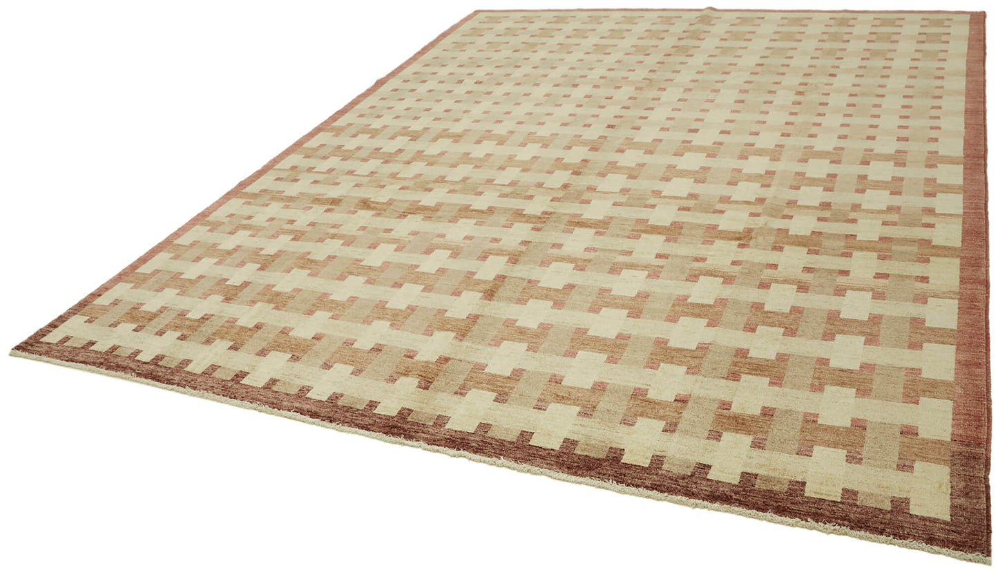 9x12 Beige Oushak Rug - 42241