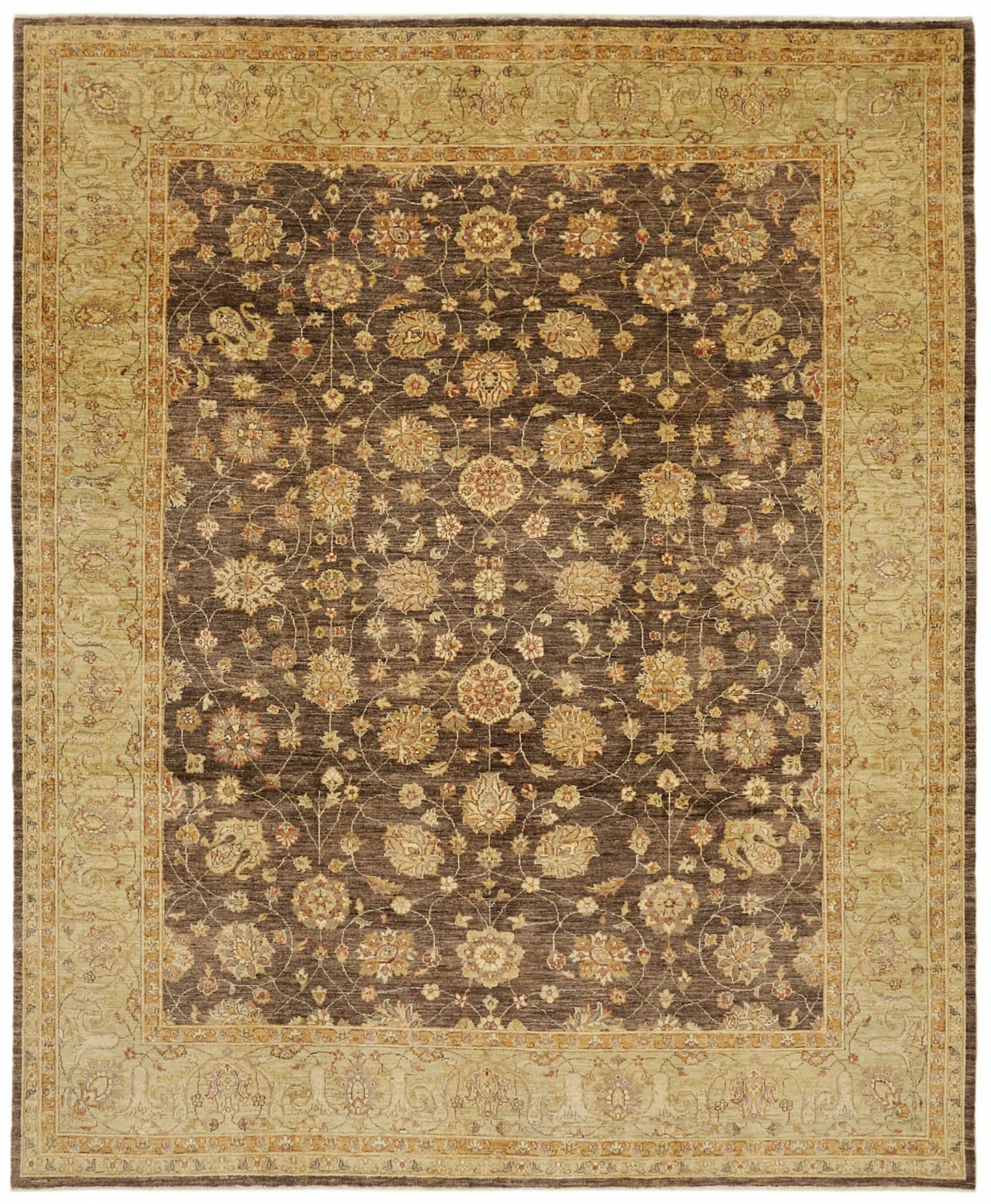 9x11 Beige Oushak Rug - 42244