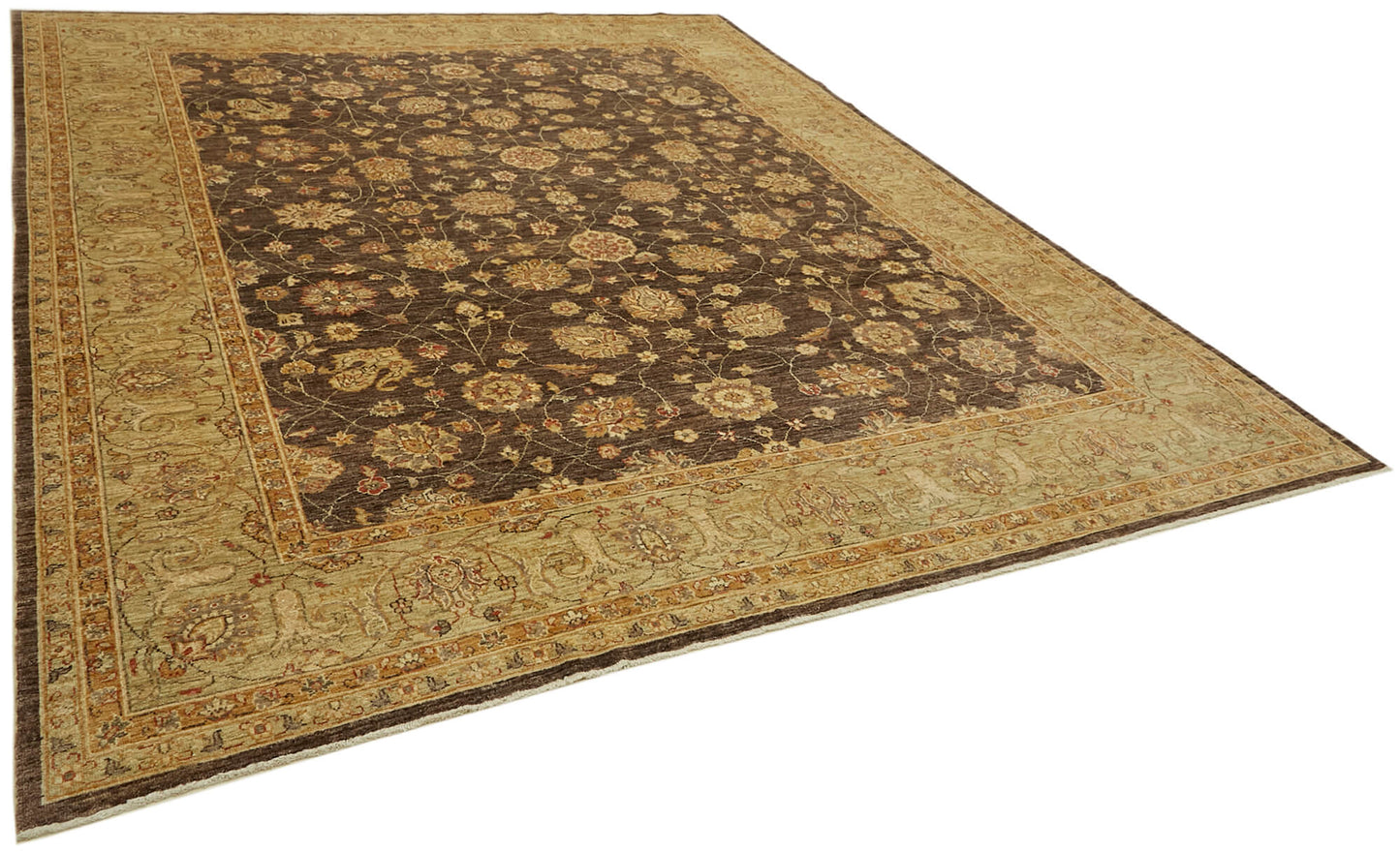 9x11 Beige Oushak Rug - 42244