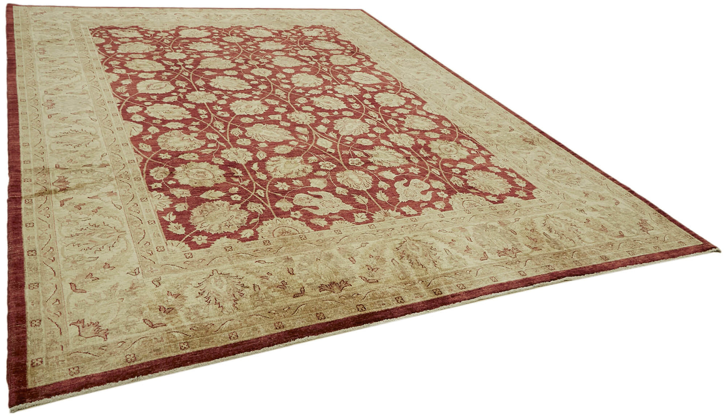 9x11 Beige Oushak Rug - 42245