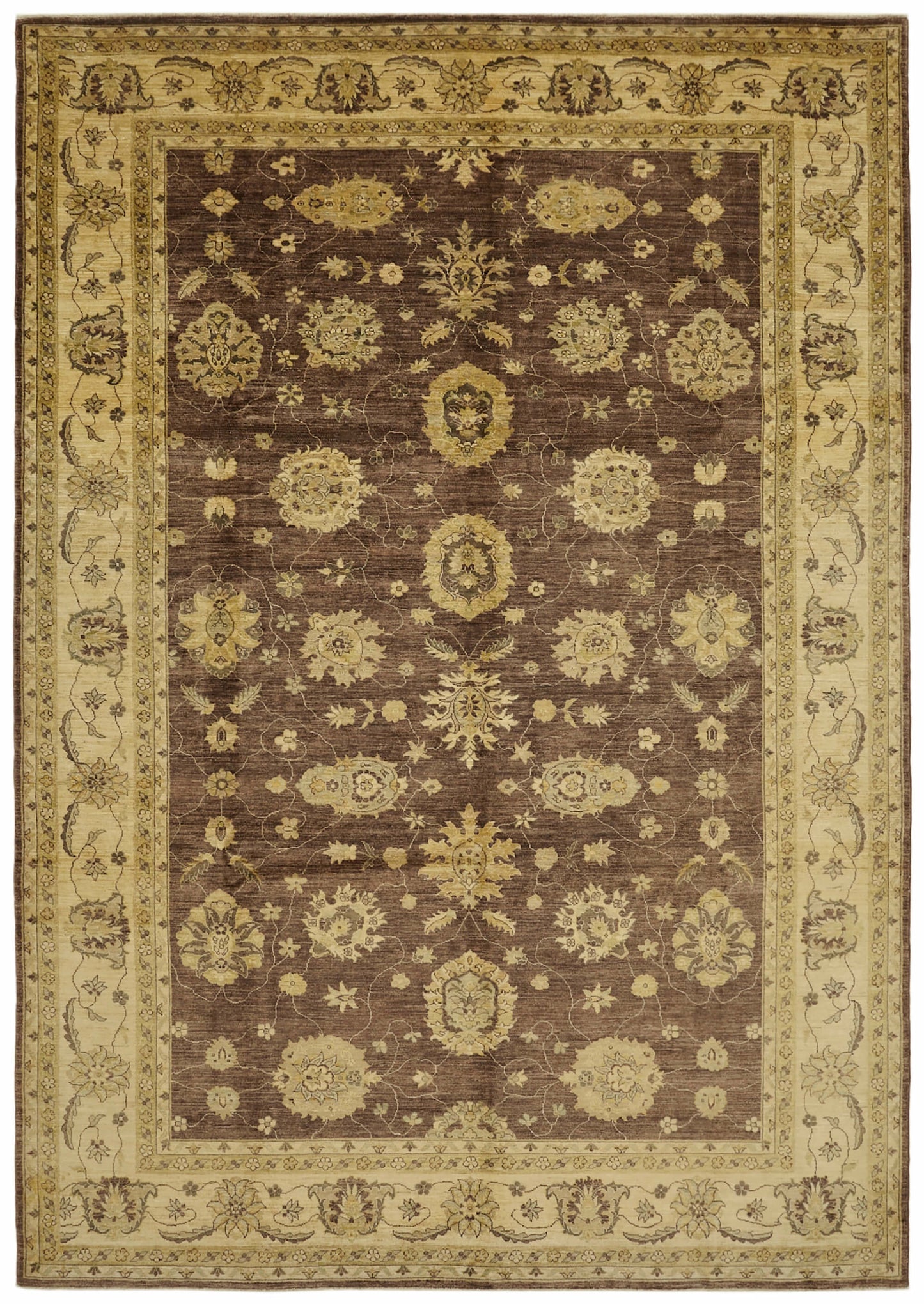 9x12 Beige Oushak Rug - 42246