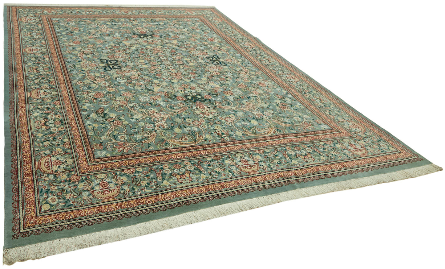 9x12 Green Oushak Rug - 42251