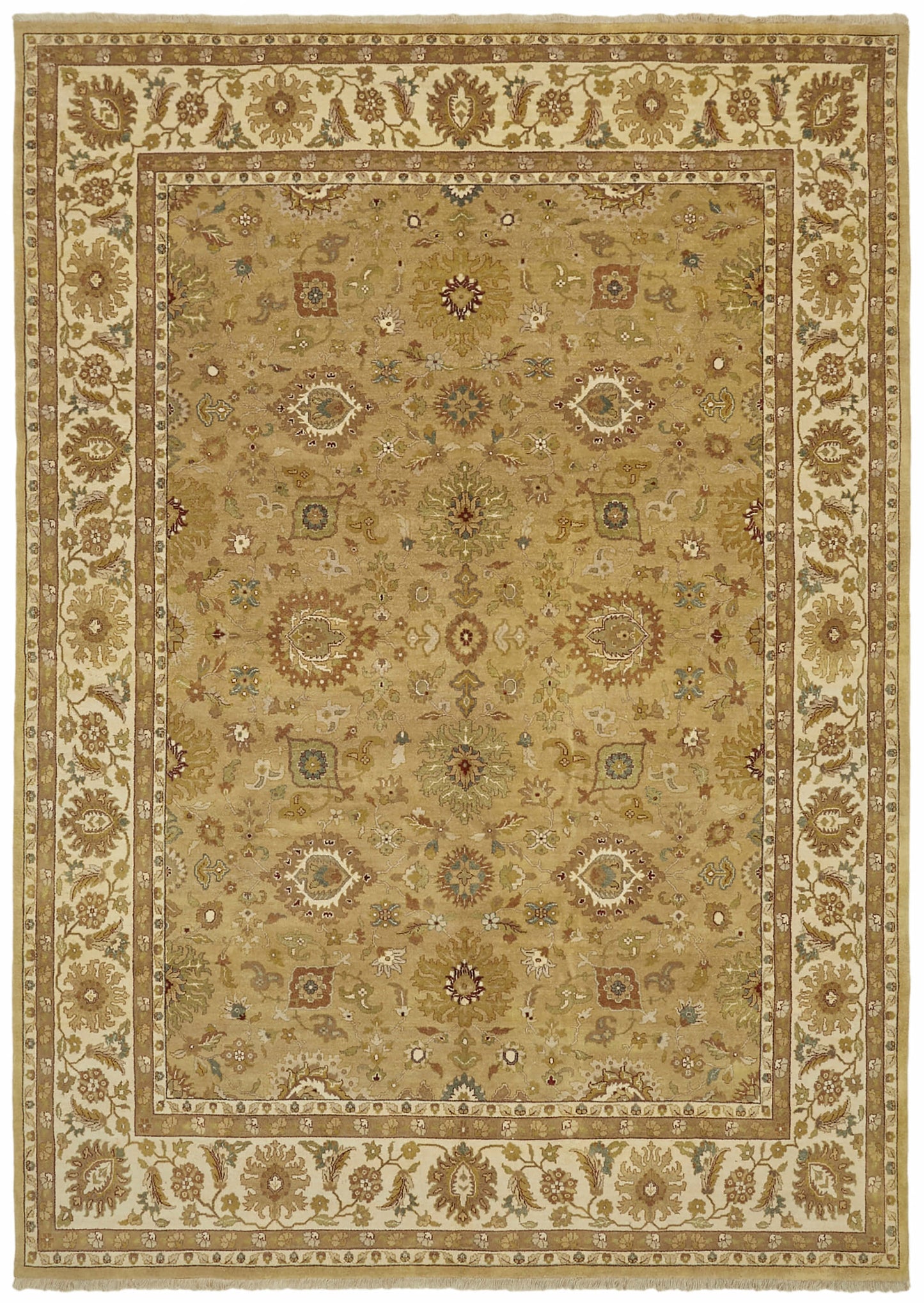 9x12 Beige Oushak Rug - 42260