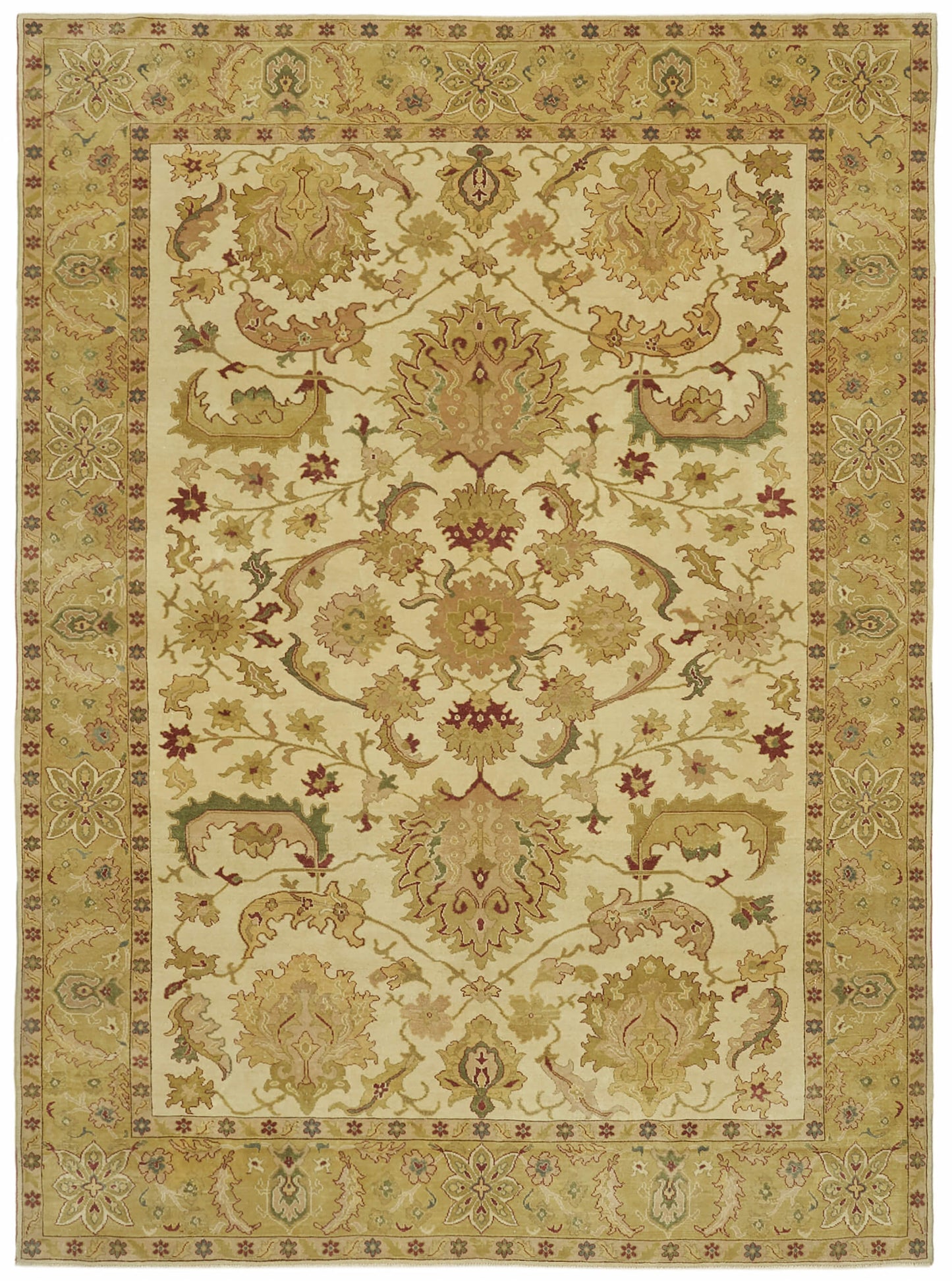 9x12 Beige Oushak Rug - 42261