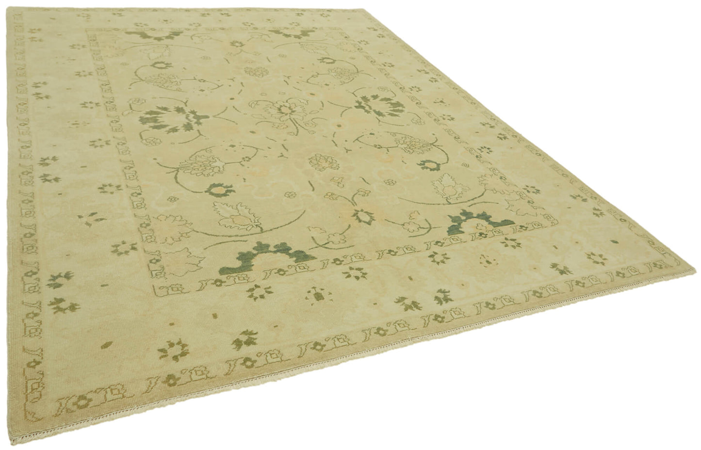 8x10 Beige Oushak Rug - 42263