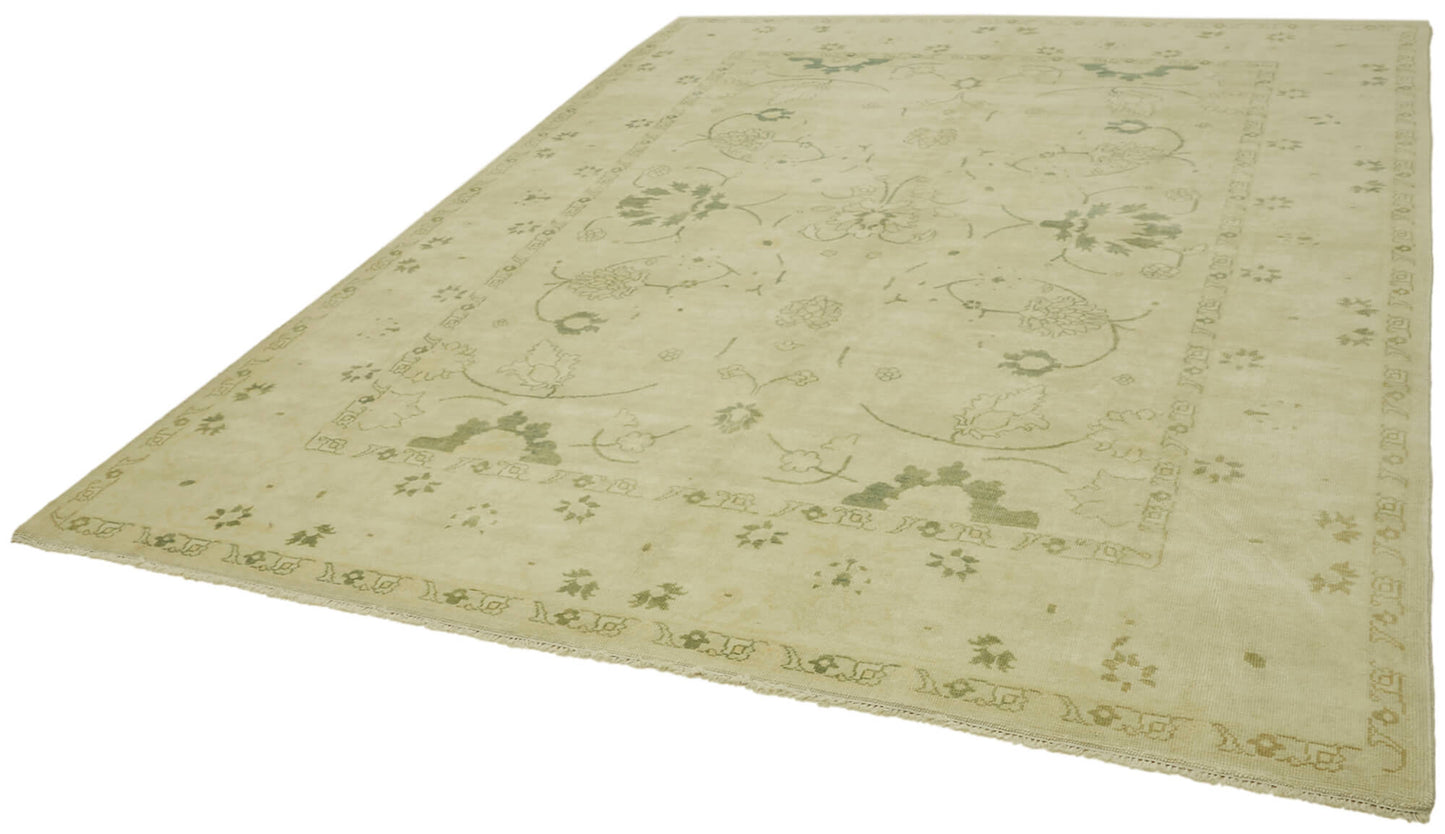 8x10 Beige Oushak Rug - 42263