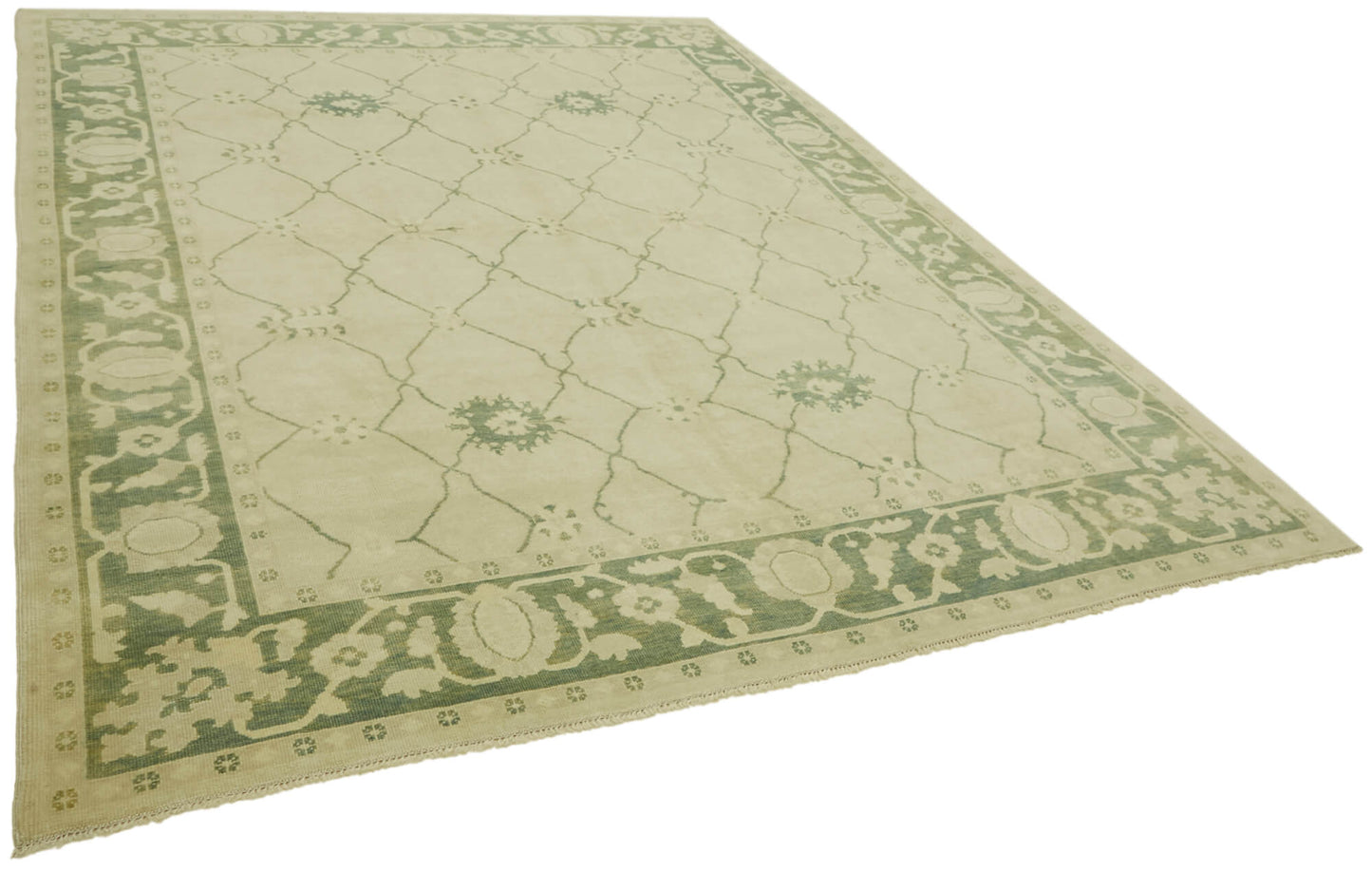 8x10 Beige Oushak Rug - 42264