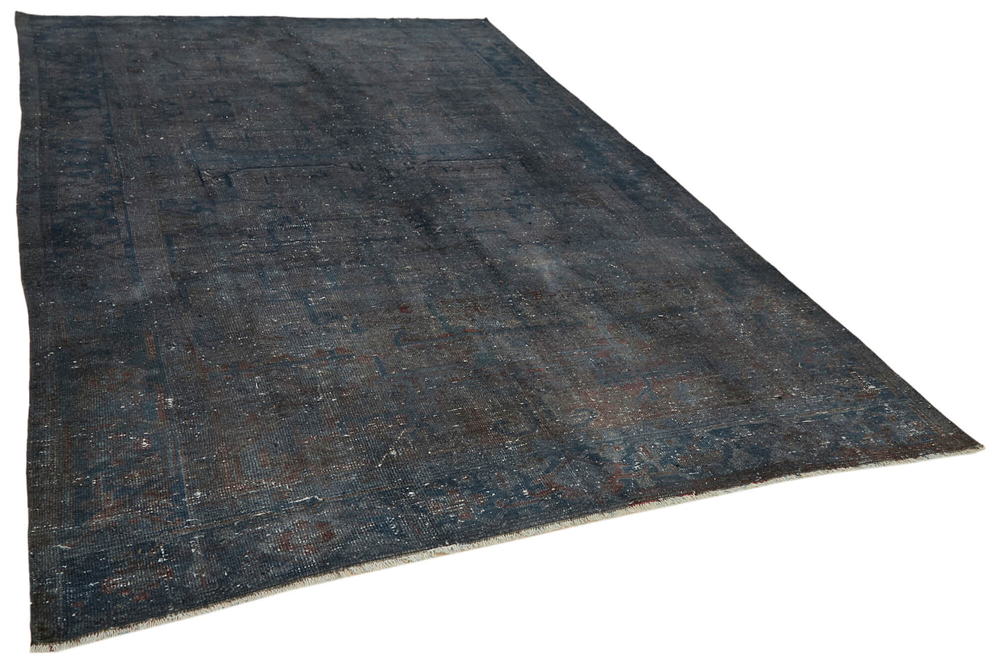 7x10 Grey Overdyed Large Area Rug - 42277