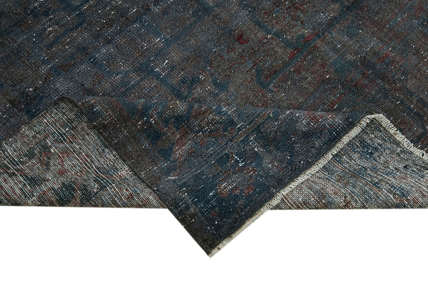 7x10 Grey Overdyed Large Area Rug - 42277