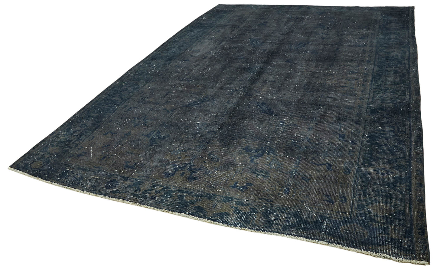 8x11 Grey Overdyed Large Area Rug - 42281