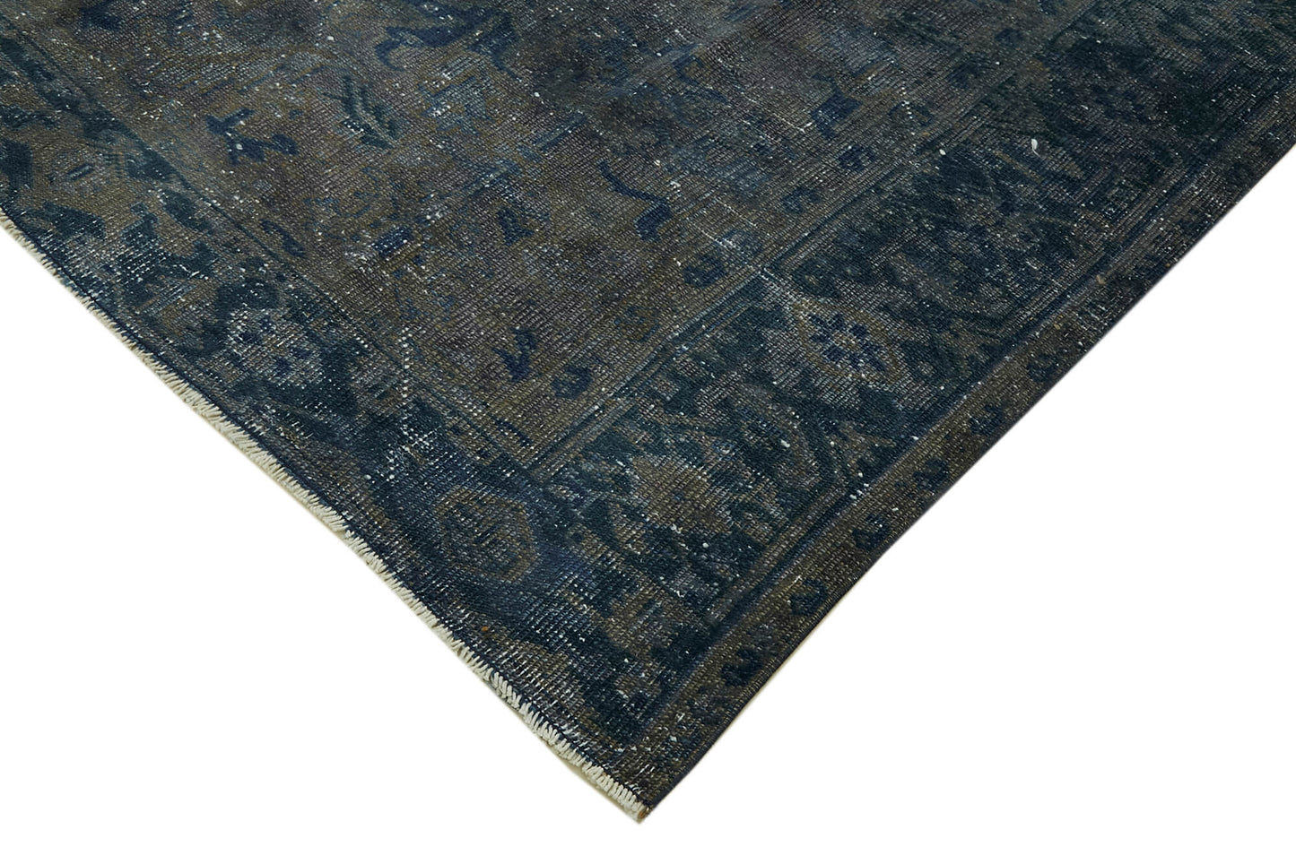 8x11 Grey Overdyed Large Area Rug - 42281