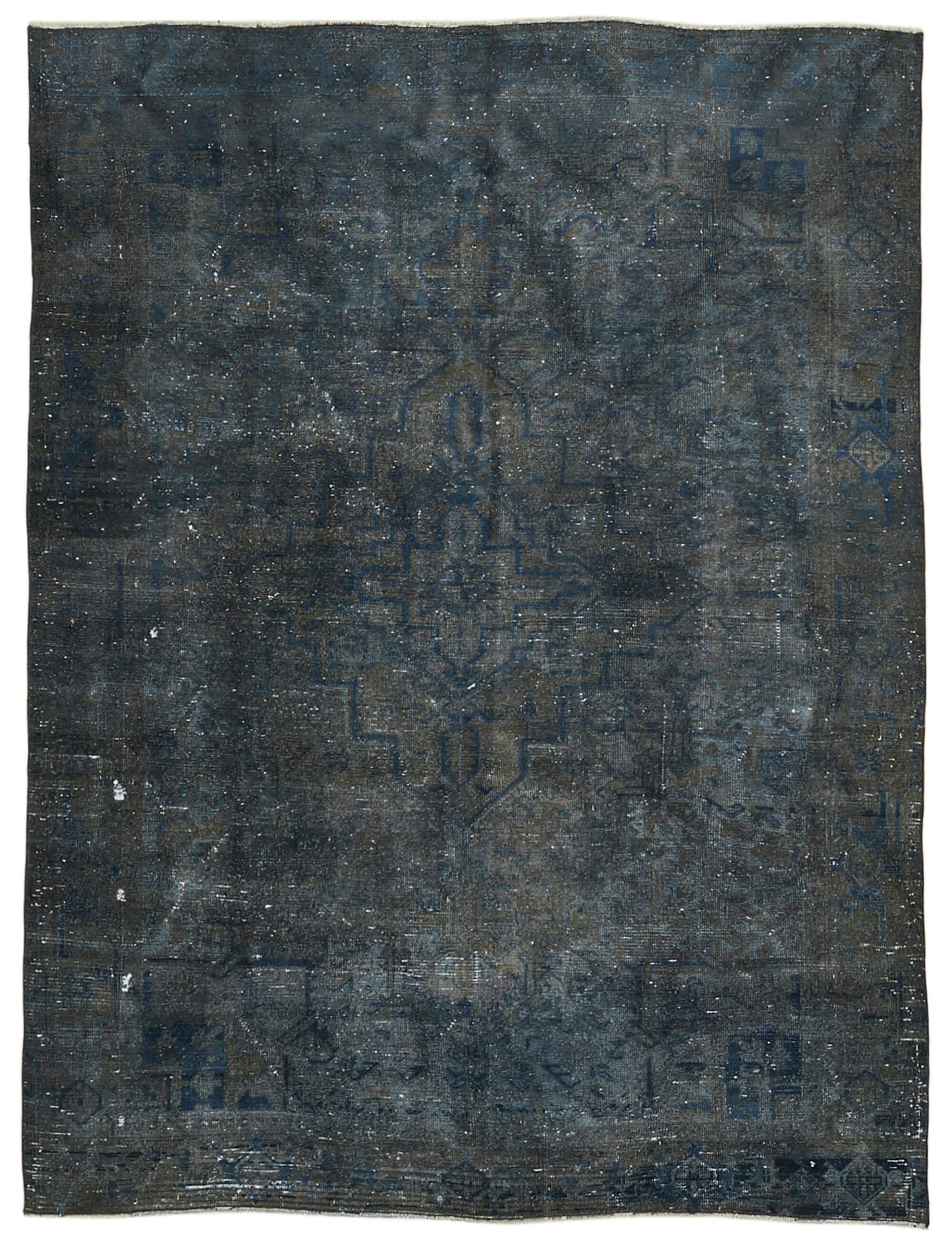 7x10 Grey Overdyed Large Area Rug - 42282