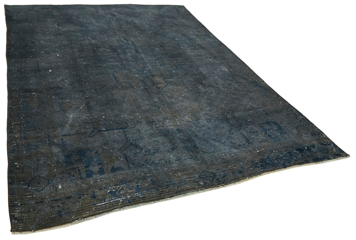 7x10 Grey Overdyed Large Area Rug - 42282