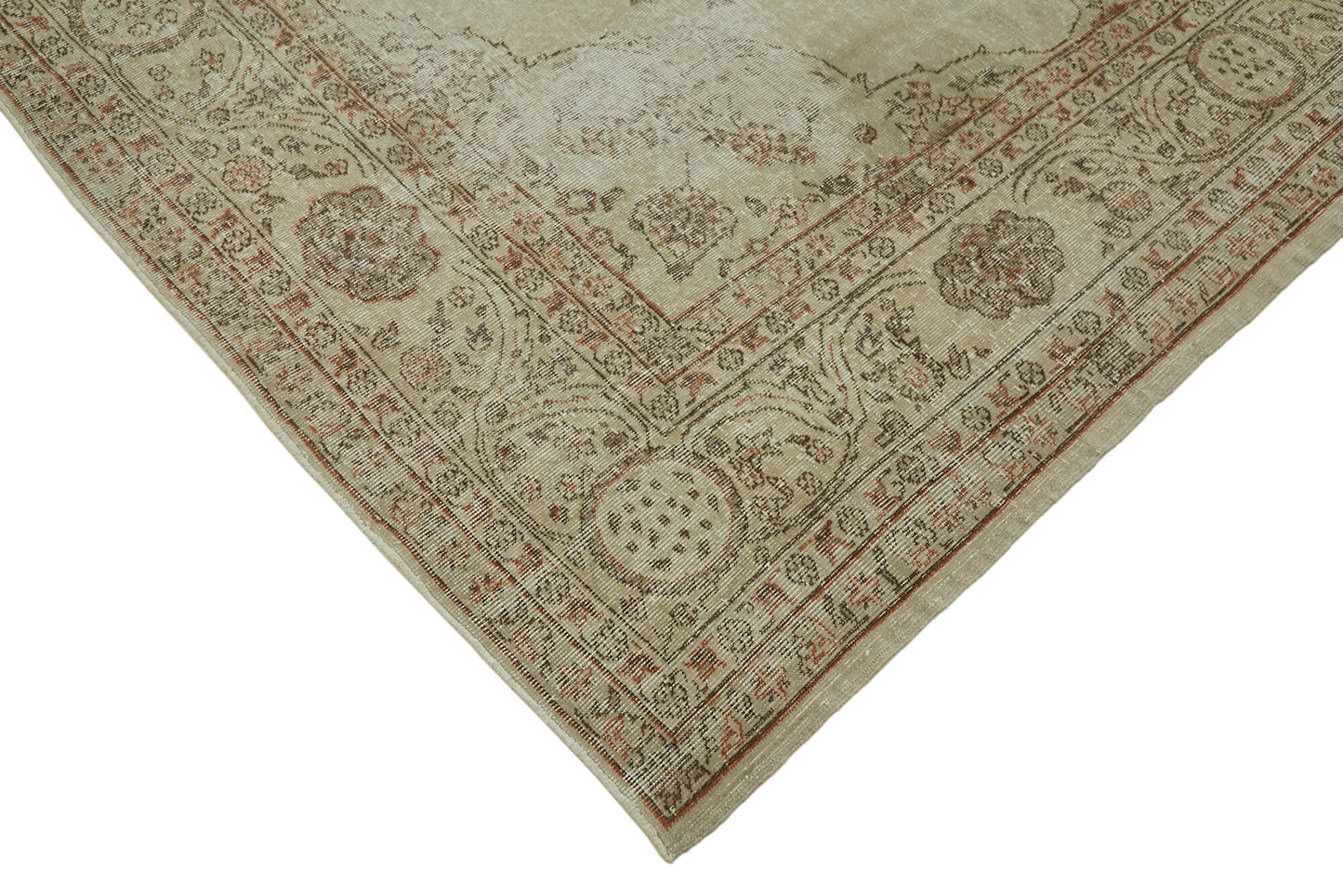 9x12 Beige Vintage Large Area Rug - 42298