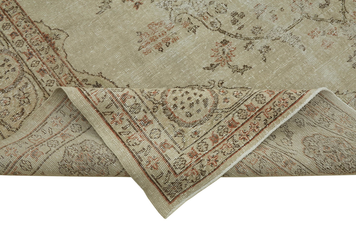 9x12 Beige Vintage Large Area Rug - 42298