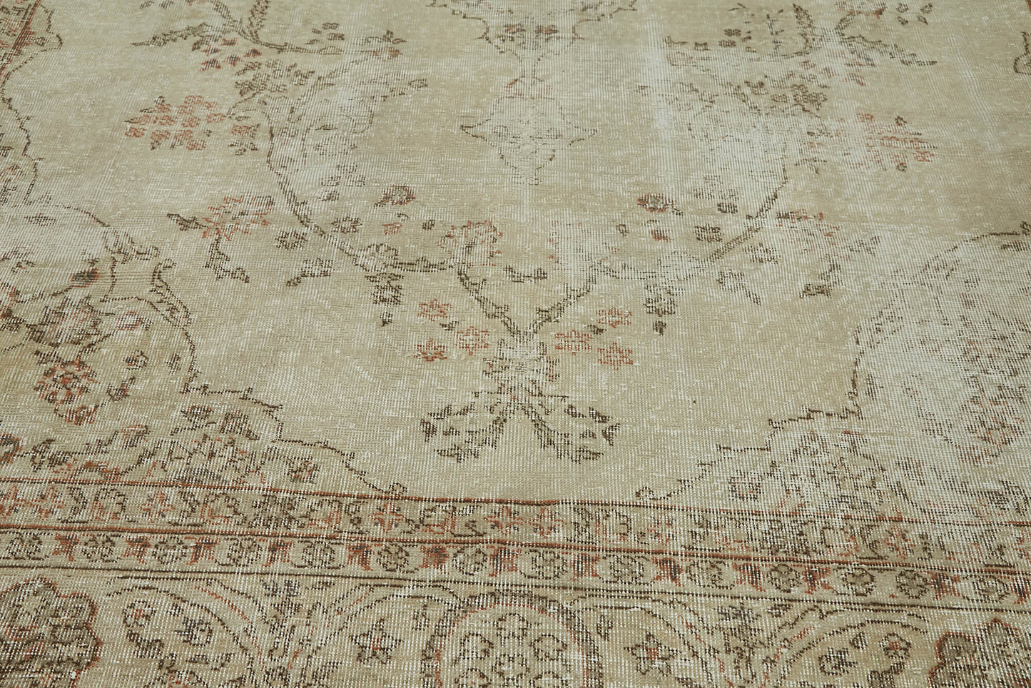 9x12 Beige Vintage Large Area Rug - 42298