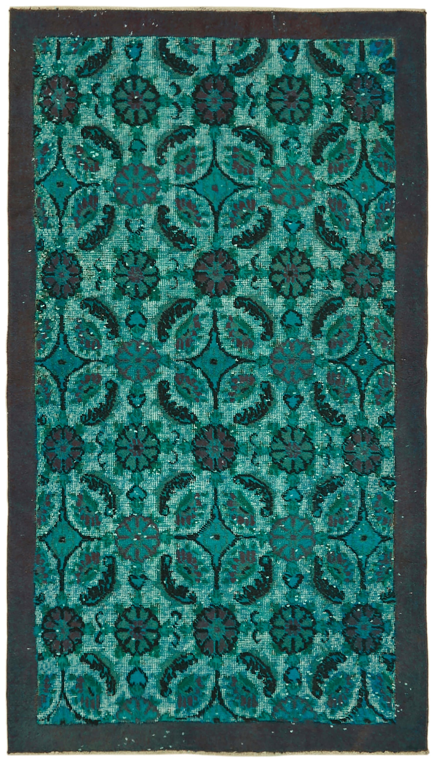 4x6 Turquoise Over Dyed Rug - 42406