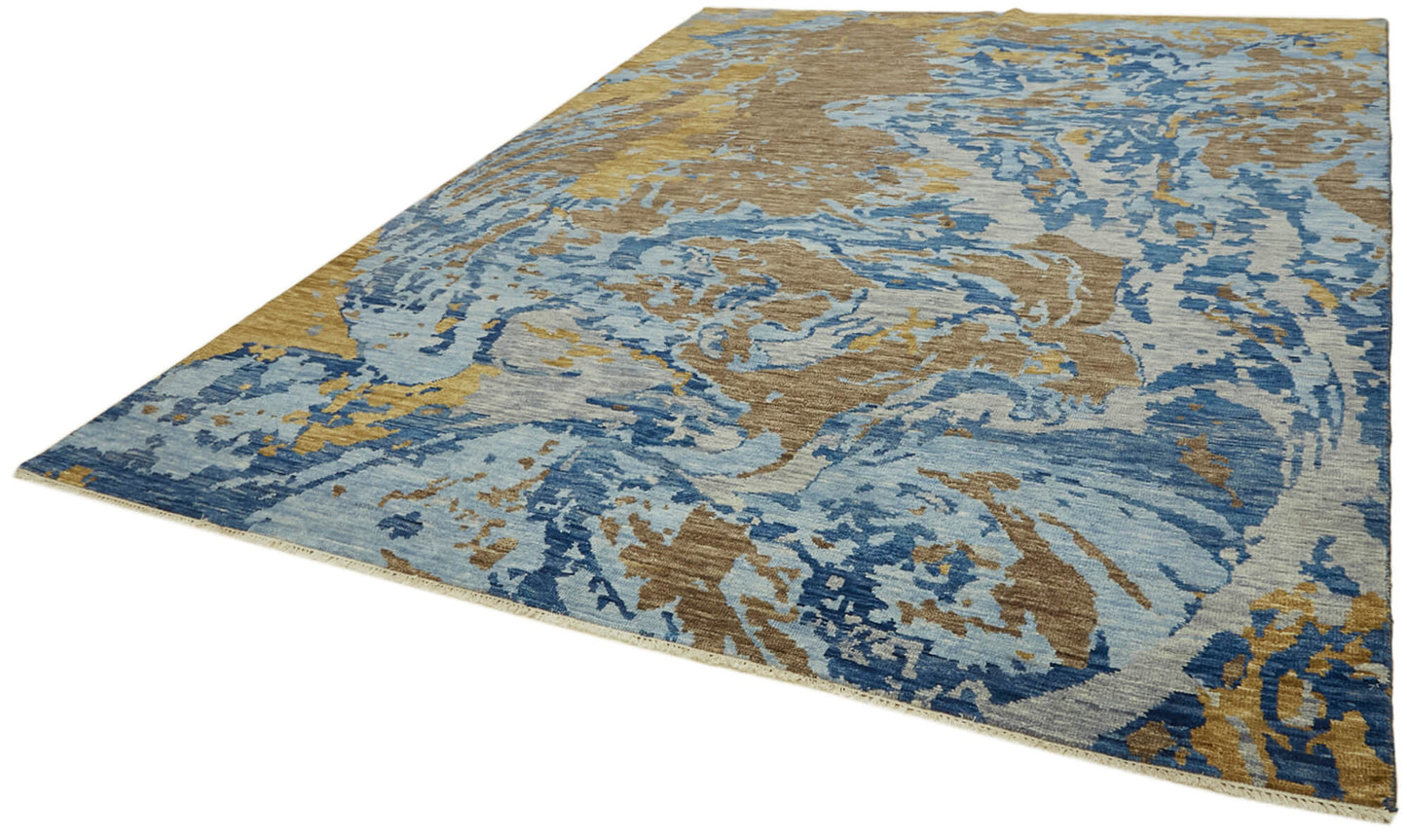 9x12 Blue Oushak Rug - 43066