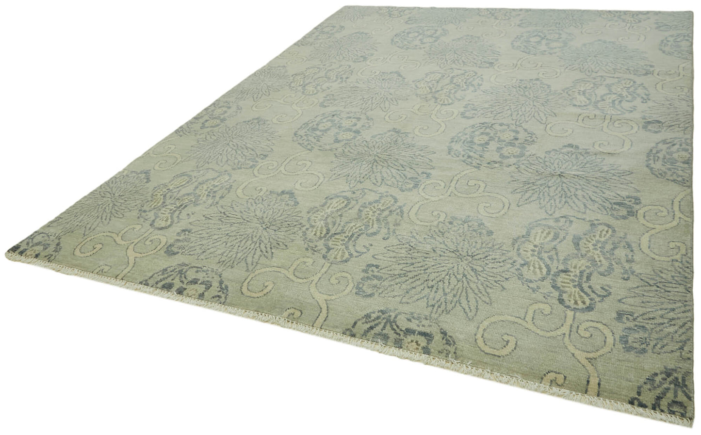 9x12 Blue Oushak Rug - 43069