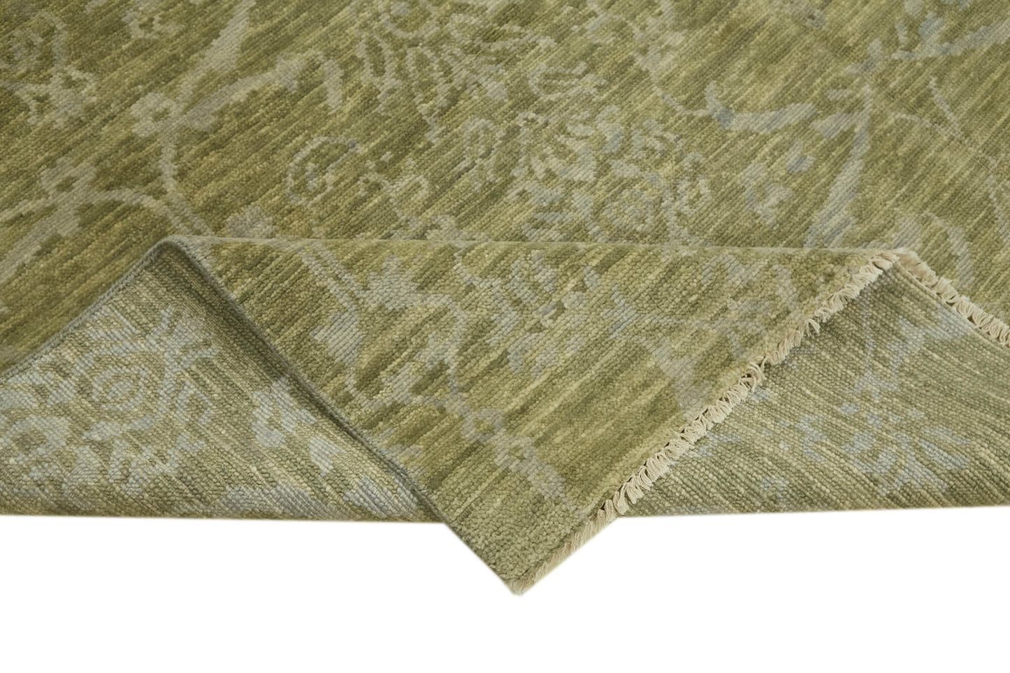 8x10 Green Oushak Rug - 43084