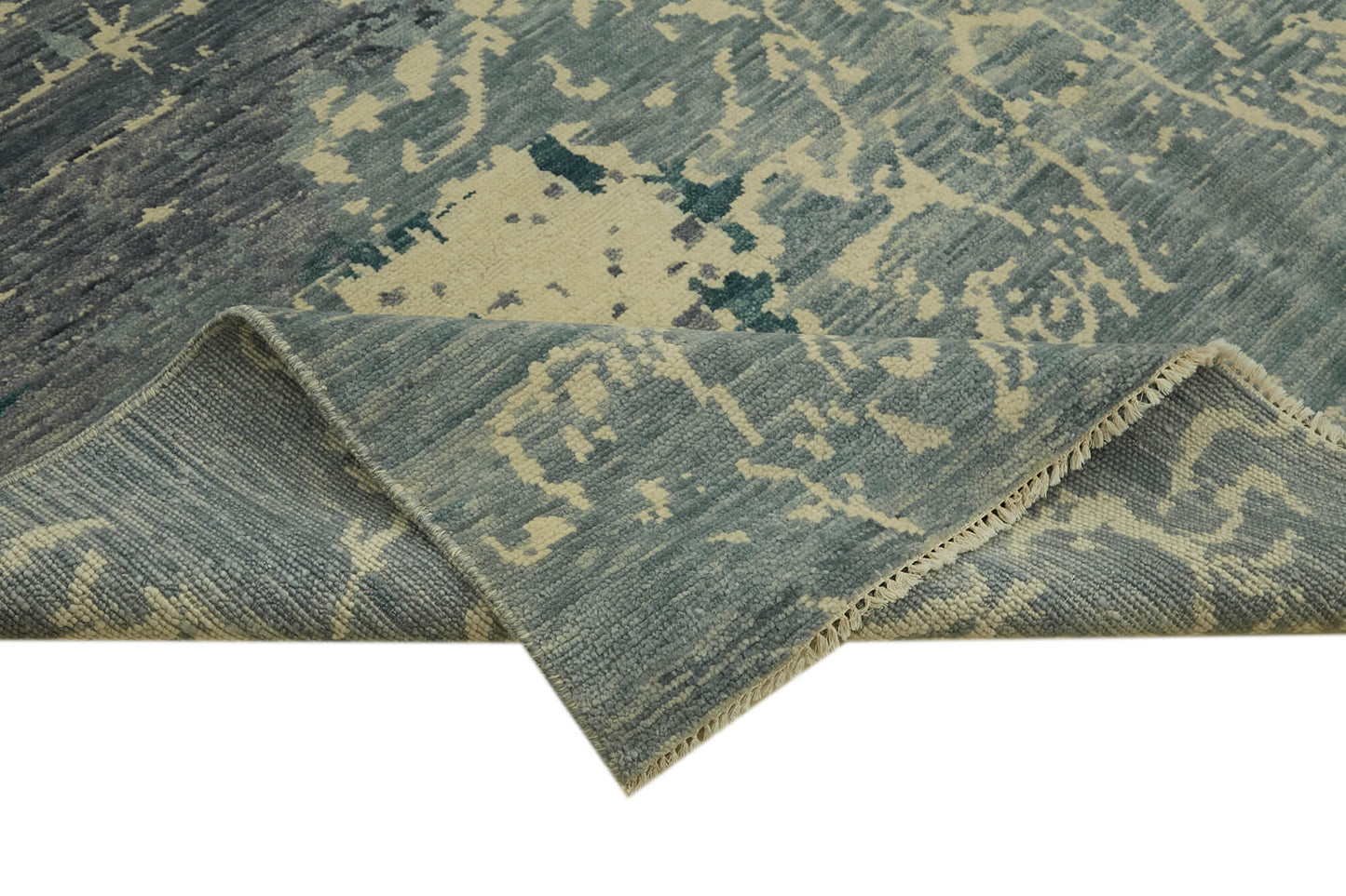 8x10 Blue Oushak Rug - 43093