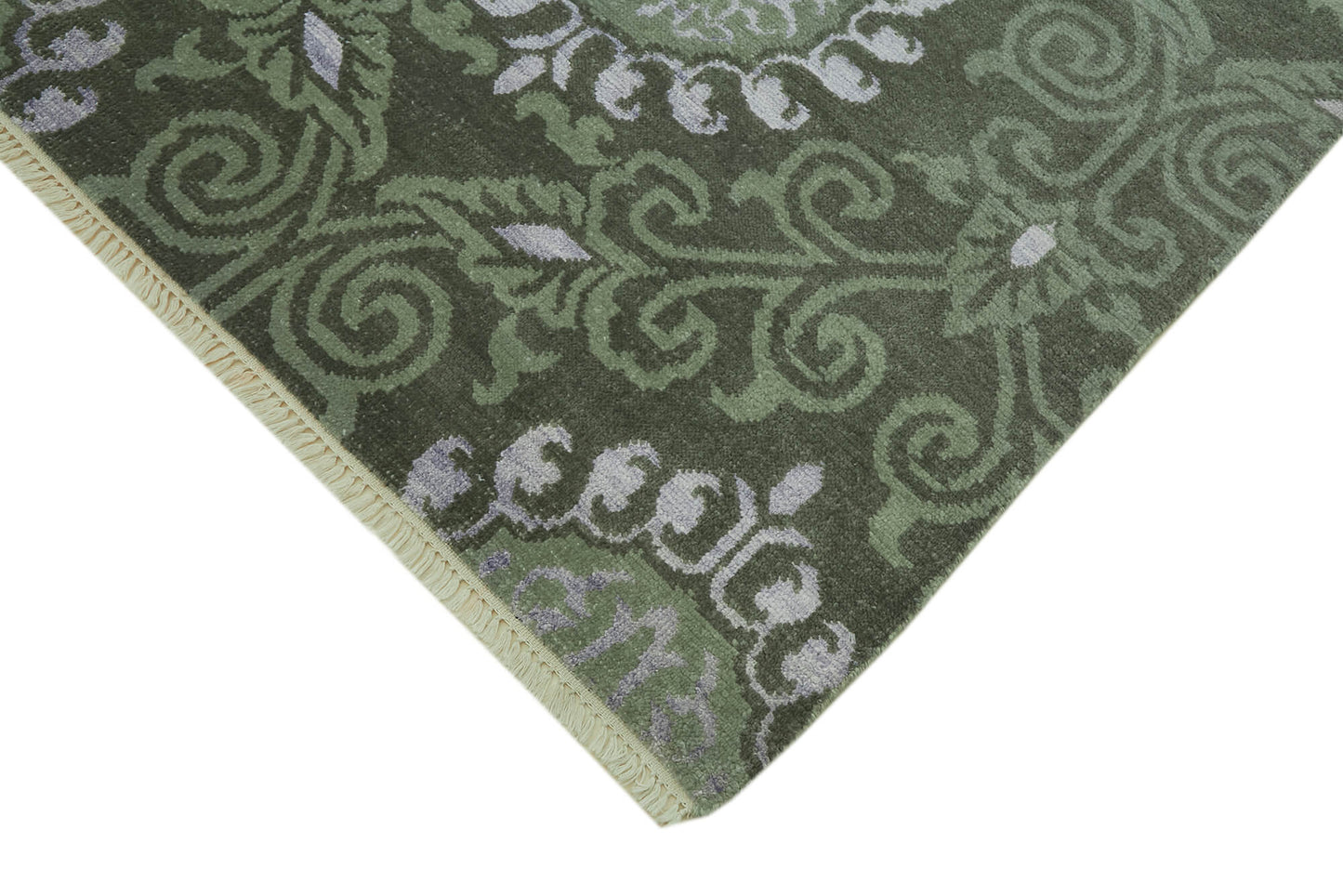 8x10 Green Oushak Rug - 43094