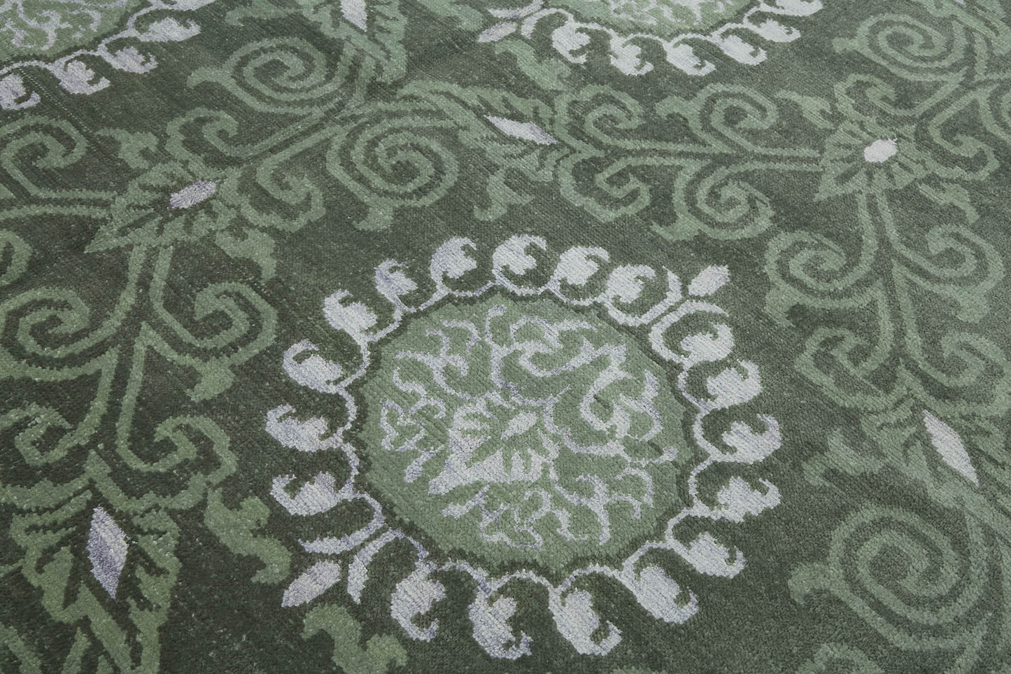 8x10 Green Oushak Rug - 43094