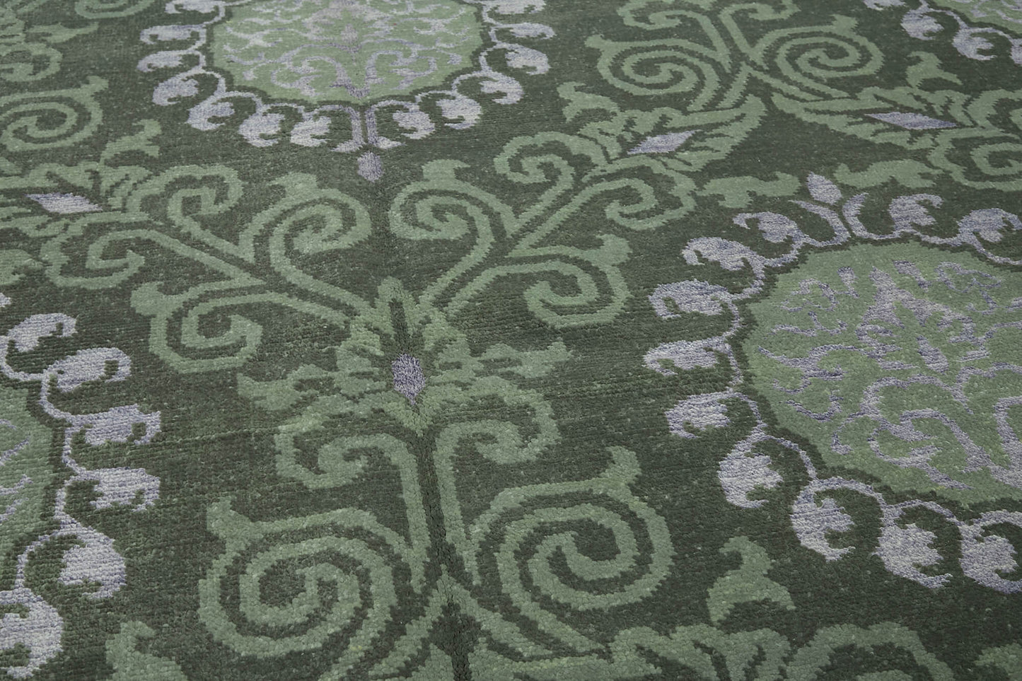 8x10 Green Oushak Rug - 43094