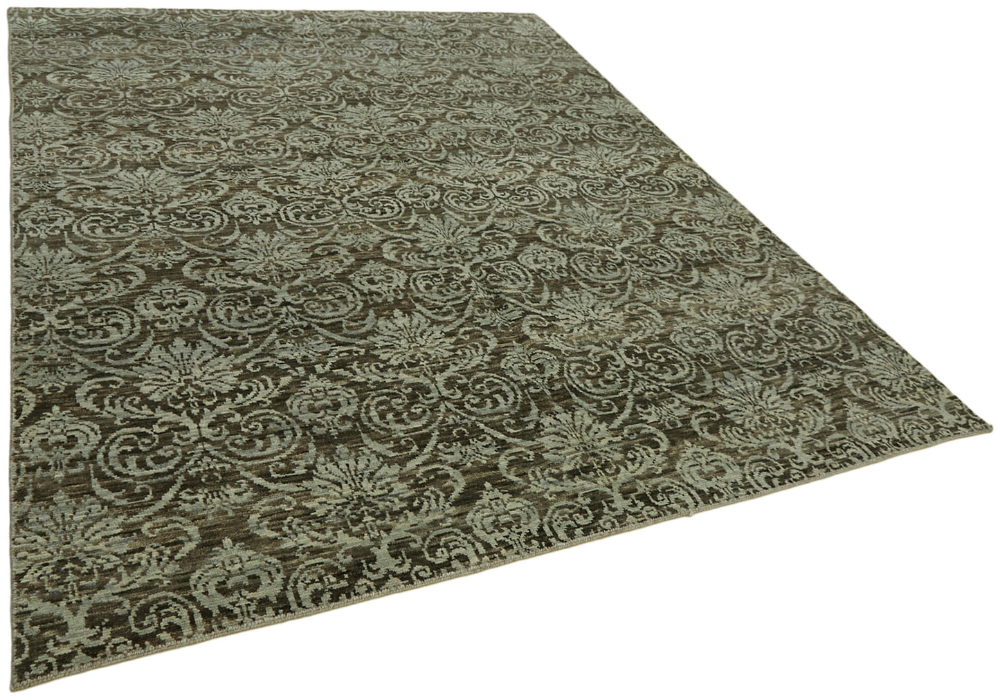 8x10 Brown Oushak Rug - 43099