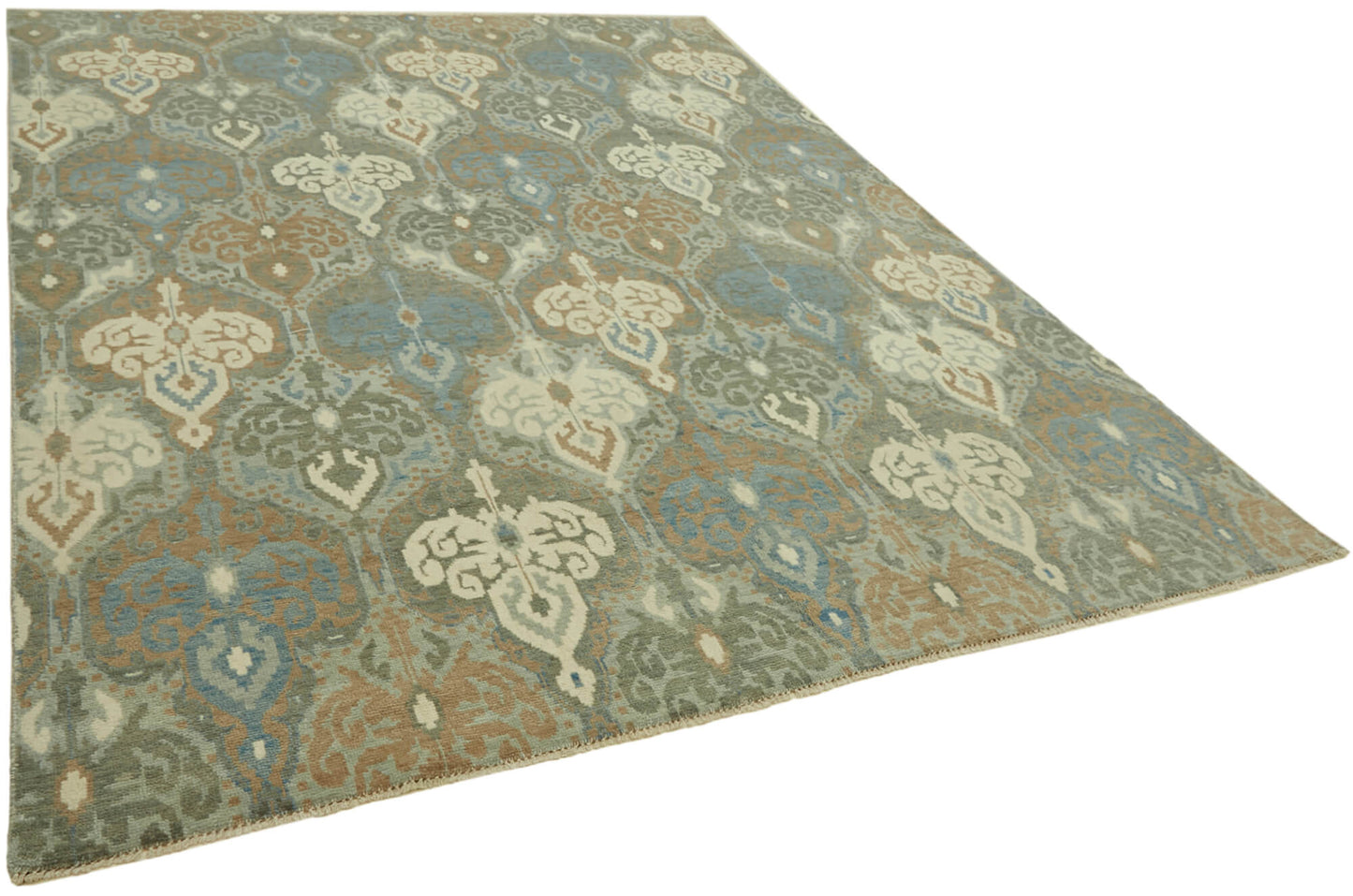 8x10 Blue Oushak Rug - 43106