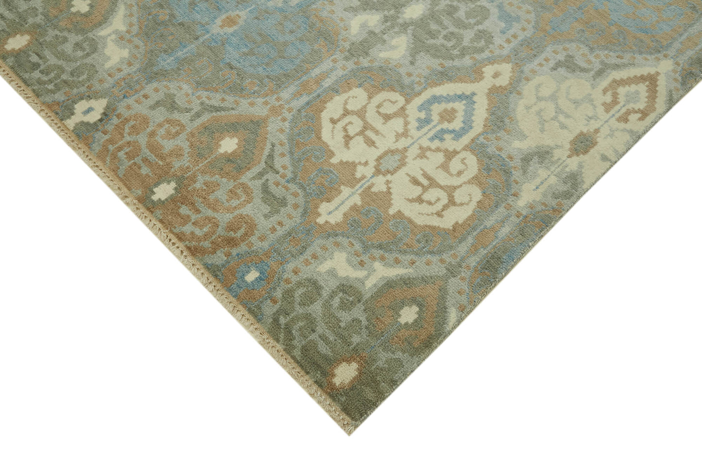 8x10 Blue Oushak Rug - 43106