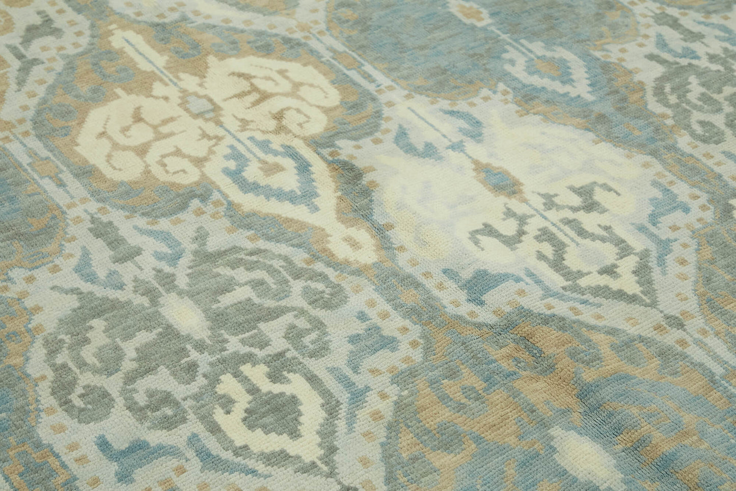 8x11 Blue Oushak Rug - 43111